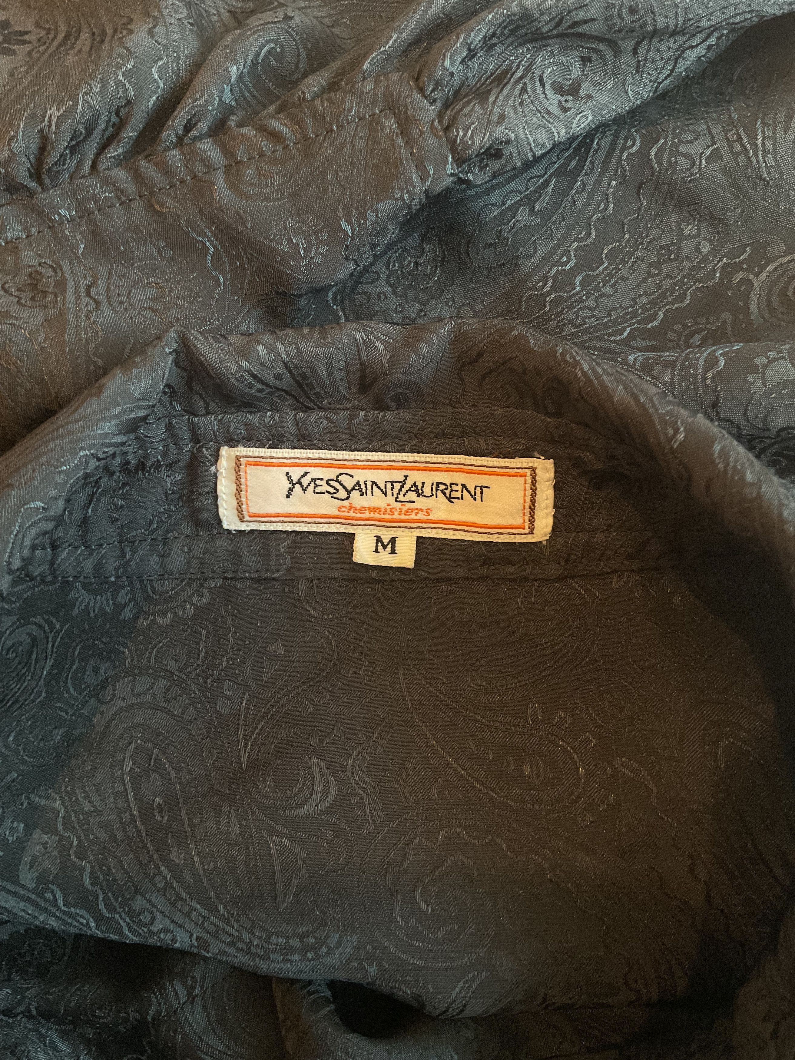 Yves Saint Laurent Yves Saint Laurent | Loose-Fit Button-Up Shirt Size US M / EU 48-50 / 2 - 7 Thumbnail