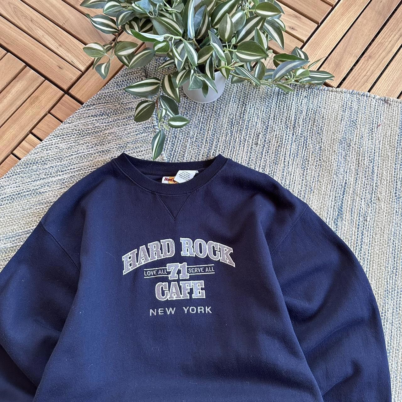 Hard Rock Cafe Vintage 90s Hard Rock Cafe New York City Baggy Sweatshirt Size US S / EU 44-46 / 1 - 3 Thumbnail