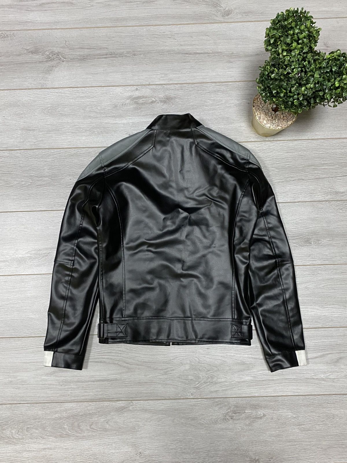 Vintage Ghost rider Robbie Reyes Inspire leather jacket black white Size US M / EU 48-50 / 2 - 10 Thumbnail