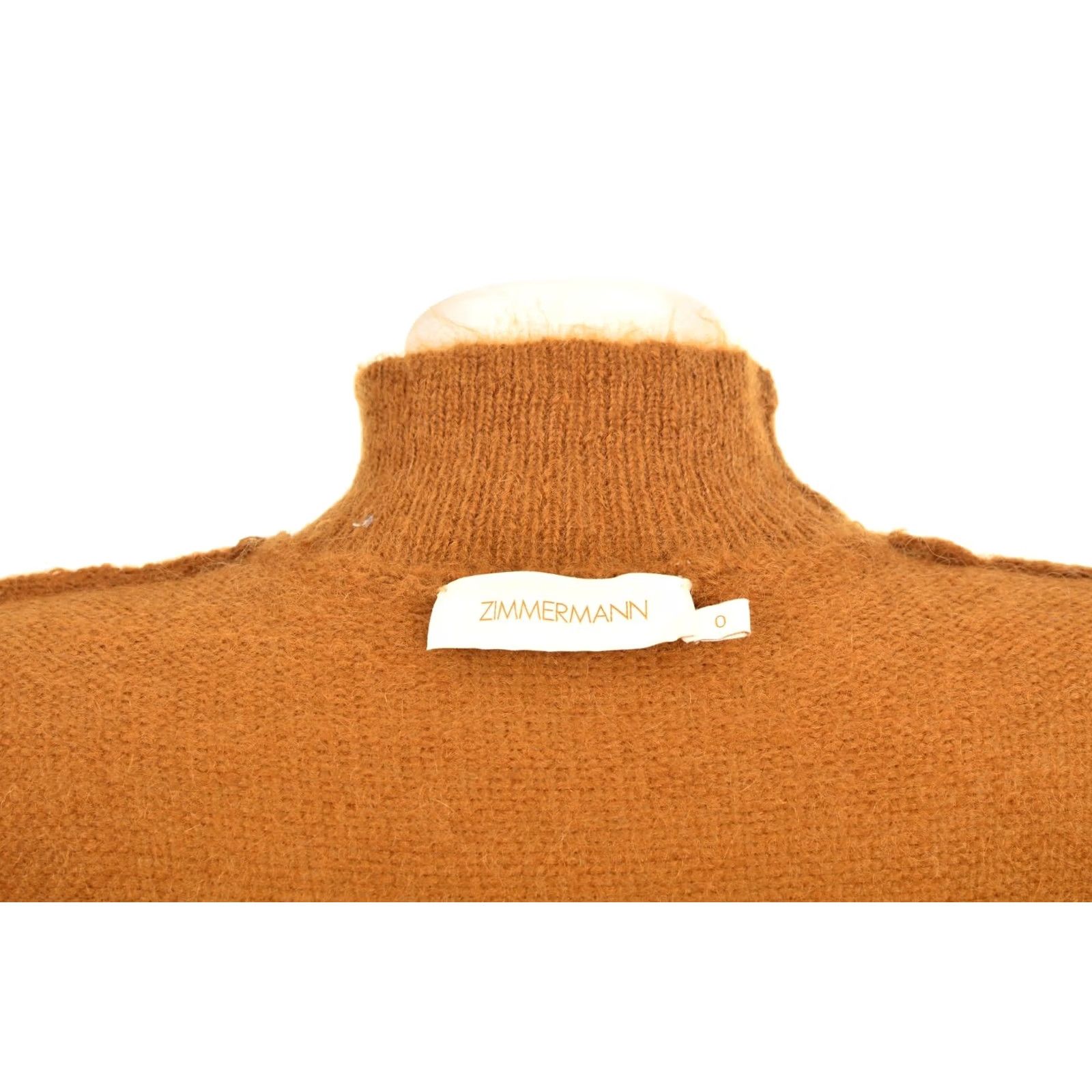 Zimmermann Zimmermann Sweater Mustard Mohair-Blend Size 0 Women Pullover Brown Adults-M? Size XS / US 0-2 / IT 36-38 - 8 Thumbnail