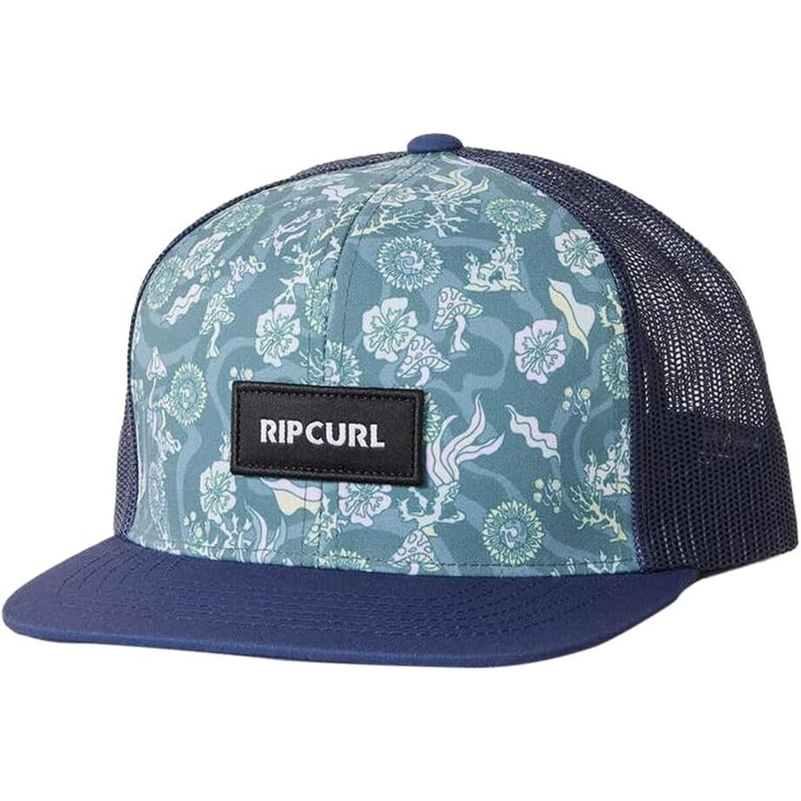 Rip Curl Rip Curl Men's Trucker Hat Combo Logo Patch Snapback Cap Size ONE SIZE - 1 Thumbnail