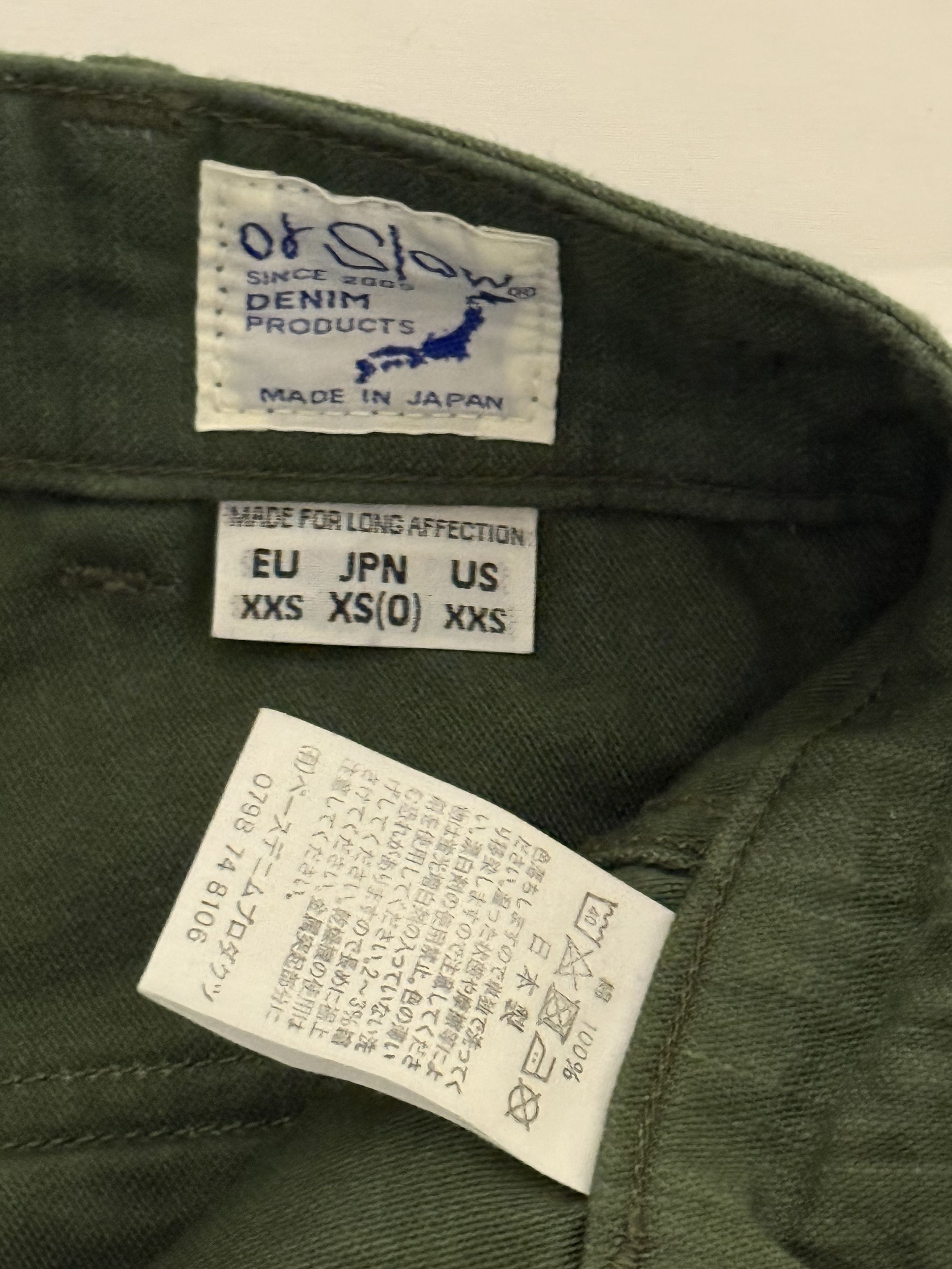 Orslow OrSlow Fatigue Pants - Green - Size 0 (~29) - Brand New Size US 29 - 6 Thumbnail