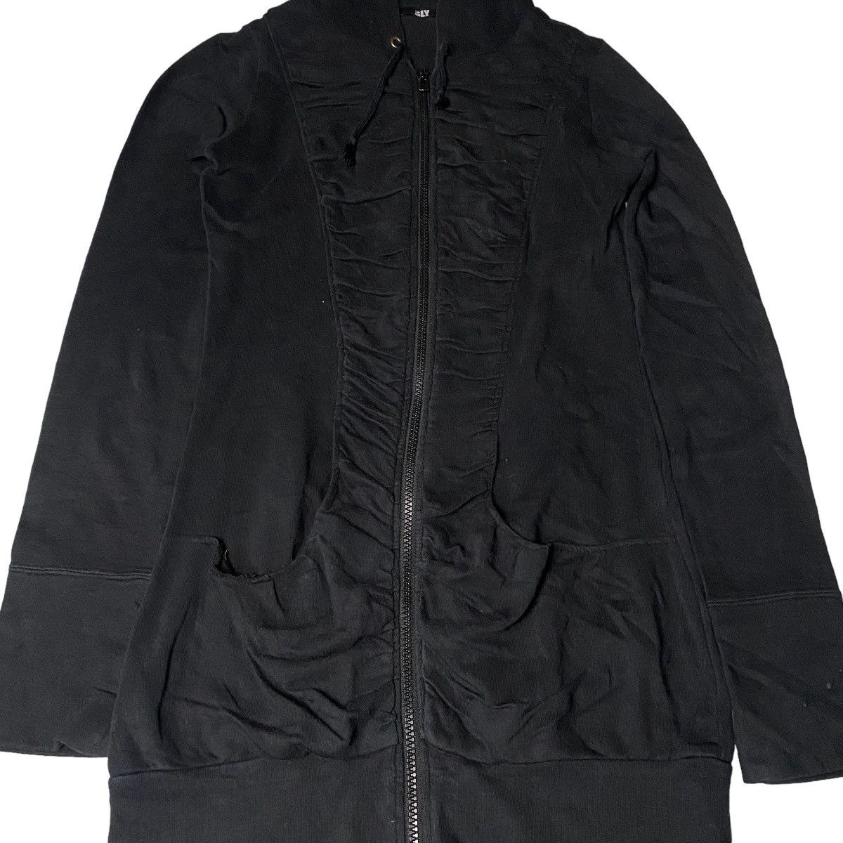 Hysteric Glamour 2000's Sly Japanese Wrinkled Zip Hoodie Size US XS / EU 42 / 0 - 4 Thumbnail