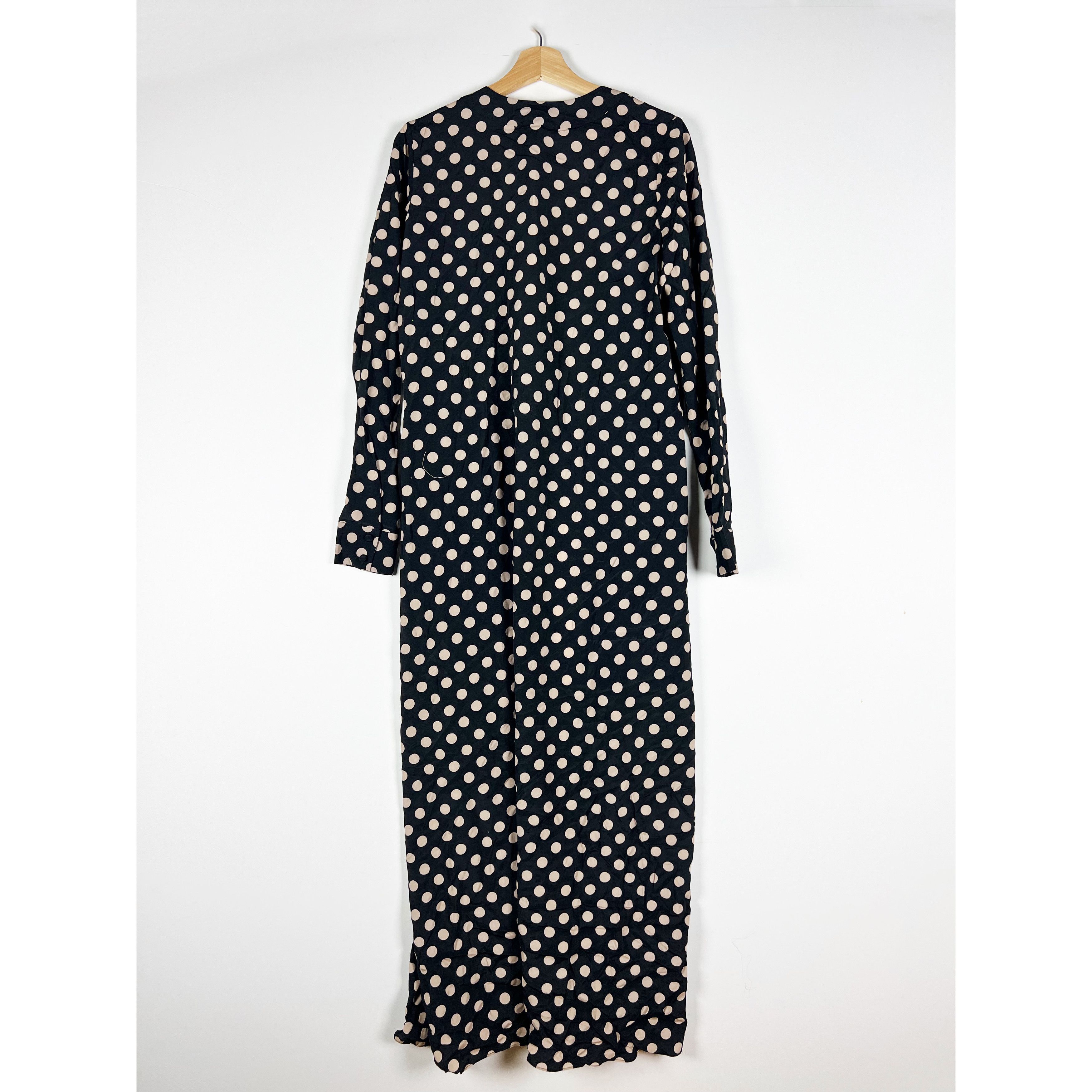 ALEXIS NEW Alexis Vidal Silk Chiffon Beige Polka Dot Size M / US 6-8 / IT 42-44 - 4 Thumbnail