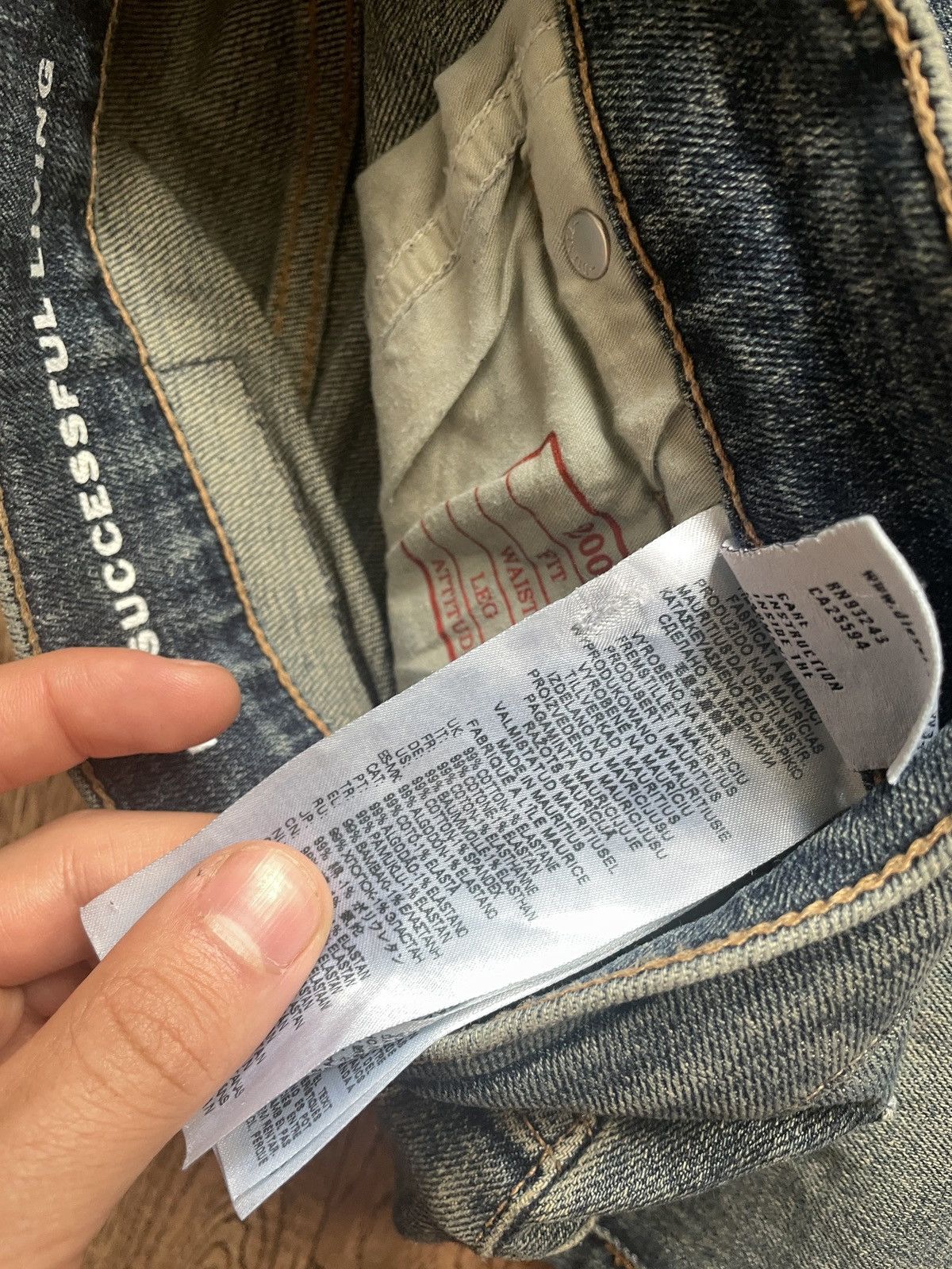 Diesel × If Six Was Nine × Japanese Brand Vintage Diesel Jeans Big Logo Distressed Baggy japanese 90s Size US 34 / EU 50 - 10 Thumbnail