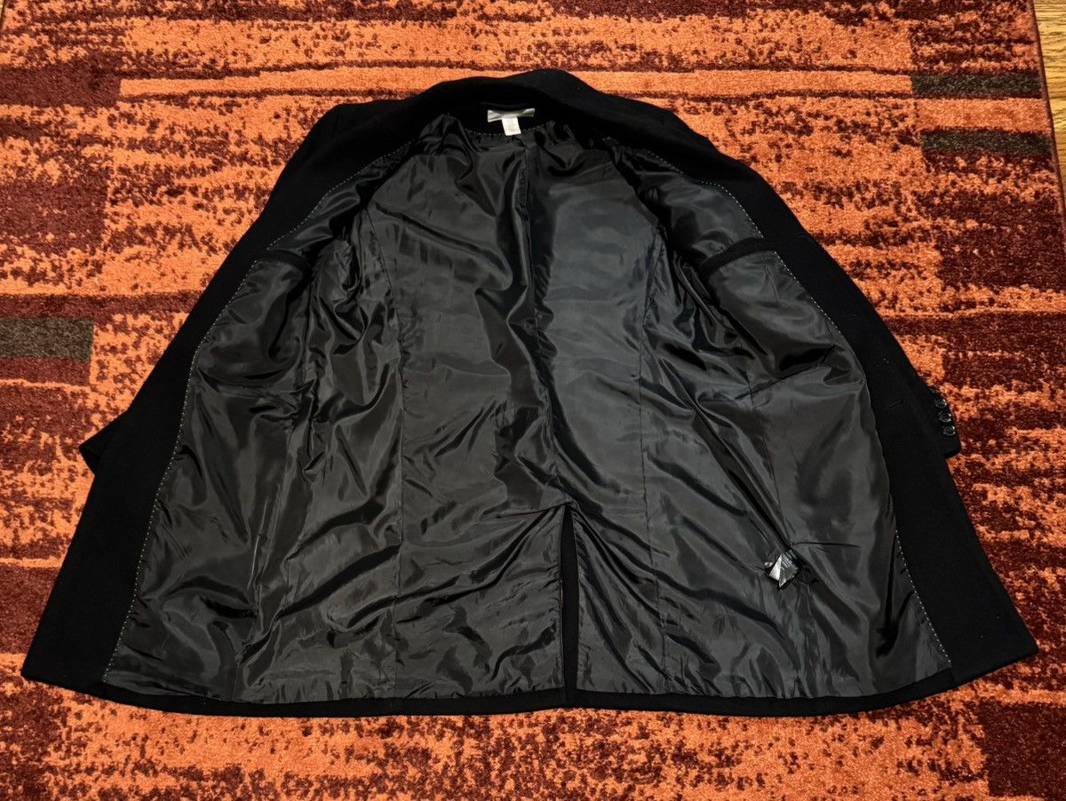 H&M Black wool peacoat overcoat Size US M / EU 48-50 / 2 - 2 Thumbnail