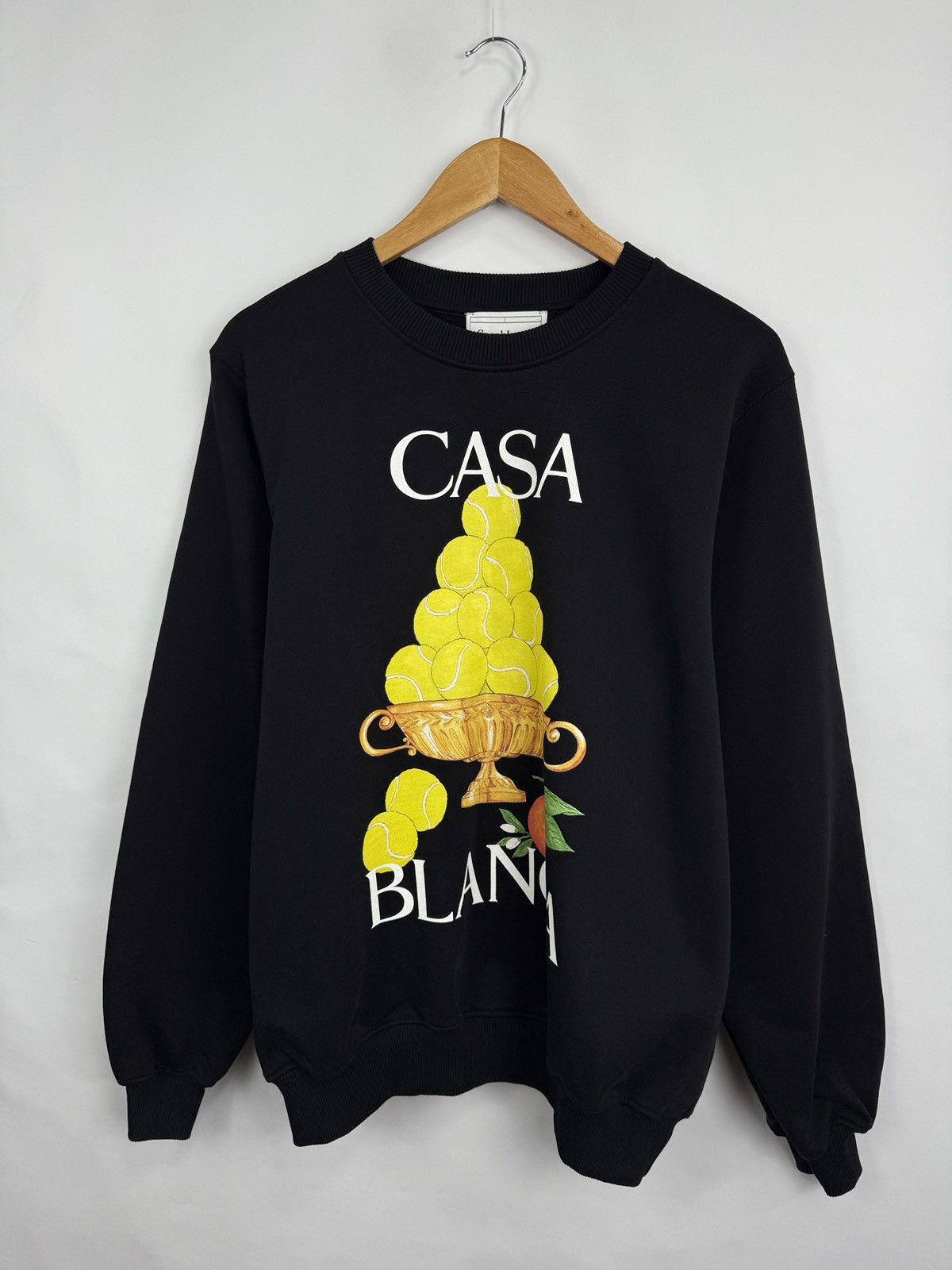 Casablanca ❗️NEW 🇫🇷 Casablanca Tennis Club Tennis Balls Print Sweatshirt Size US L / EU 52-54 / 3 - 8 Thumbnail