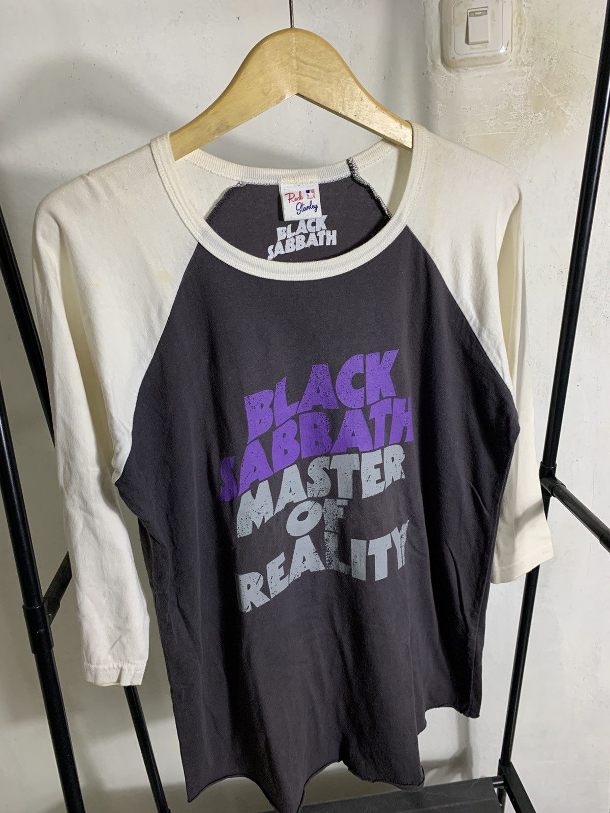 Vintage Black Sabbath Raglan Shirt Size US M / EU 48-50 / 2 - 2 Thumbnail