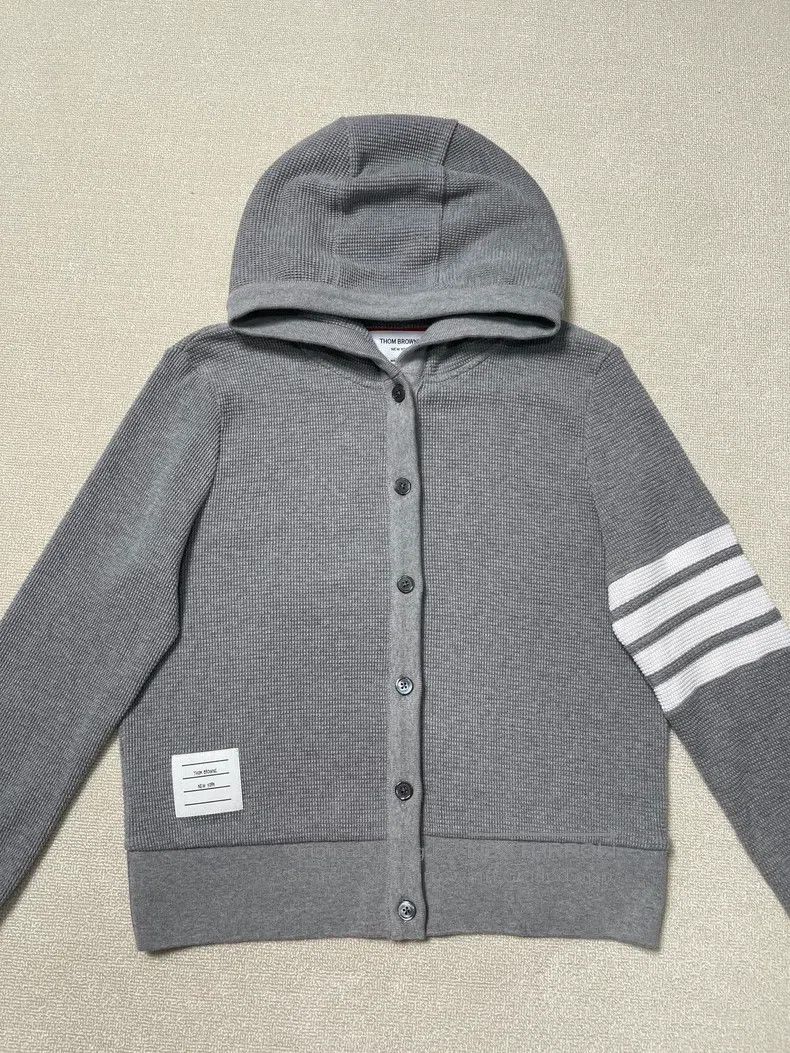 Thom Browne Thom Browne Gray hoodie Size S / US 4 / IT 40 - 1 Thumbnail
