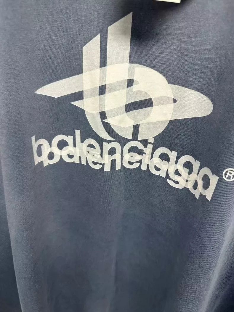 Balenciaga Balenciaga Phantom Overlapping Logo Short Sleeve T-Shirt Size US XL / EU 56 / 4 - 3 Thumbnail