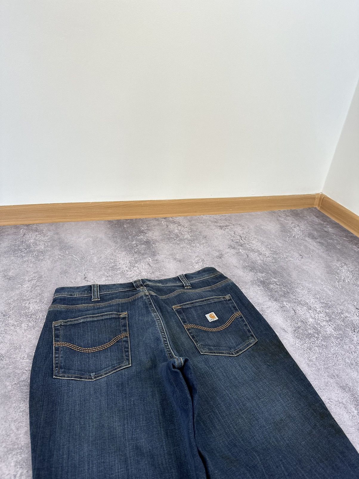 Carhartt Vintage Carhartt USA Distressed Flared Bootcut Opium Jeans Size 28" / US 6 / IT 42 - 5 Thumbnail