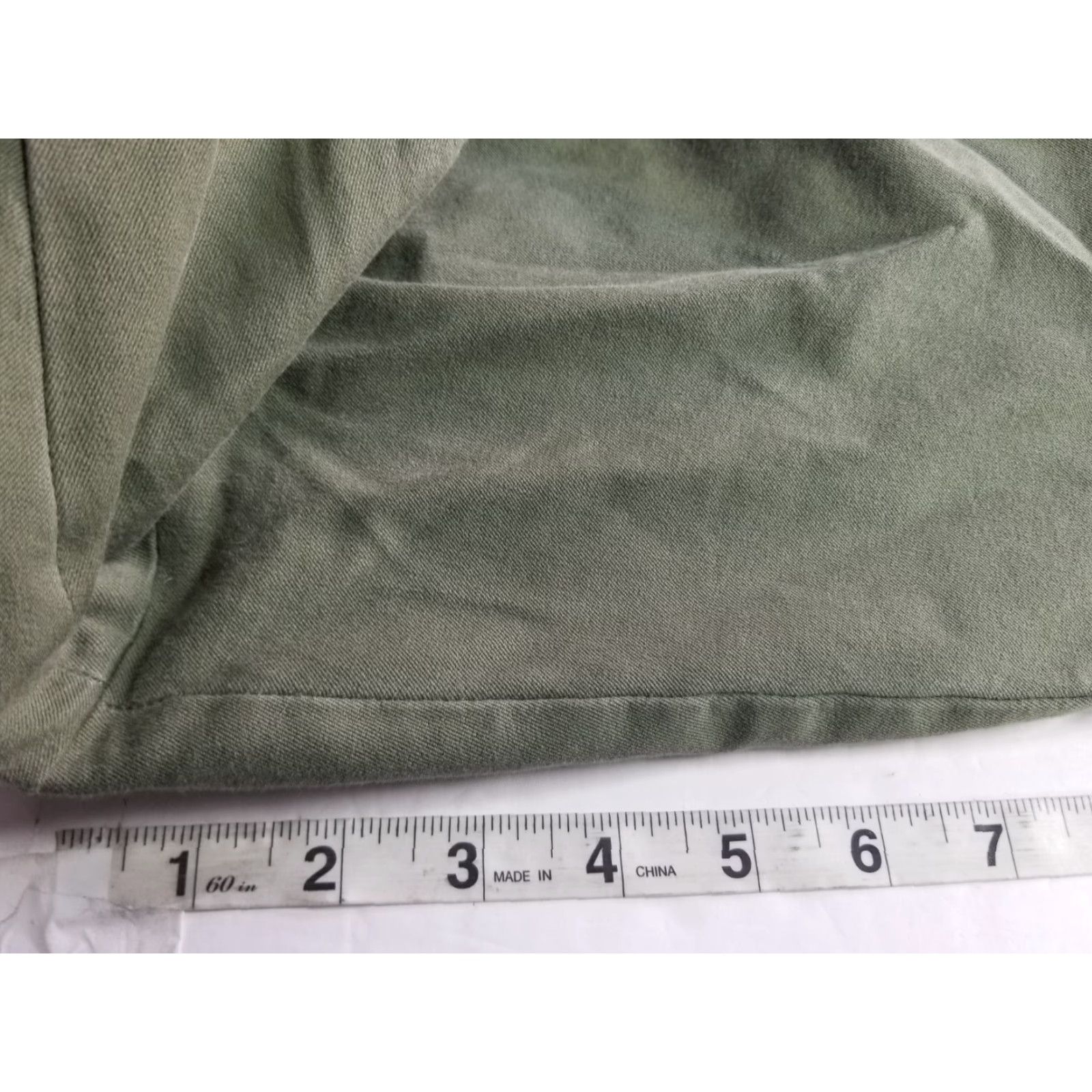Everlane Everlane Pants Womens Size 14 Olive Green High Rise Twill Chino Size 24" / US 00 / IT 34 - 5 Thumbnail