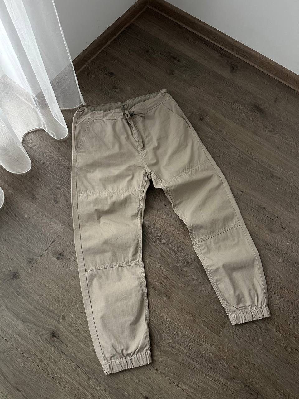 Carhartt × Carhartt Wip × Vintage Vintage Carhartt Beige Big Logo Pants Size US 30 / EU 46 - 6 Thumbnail