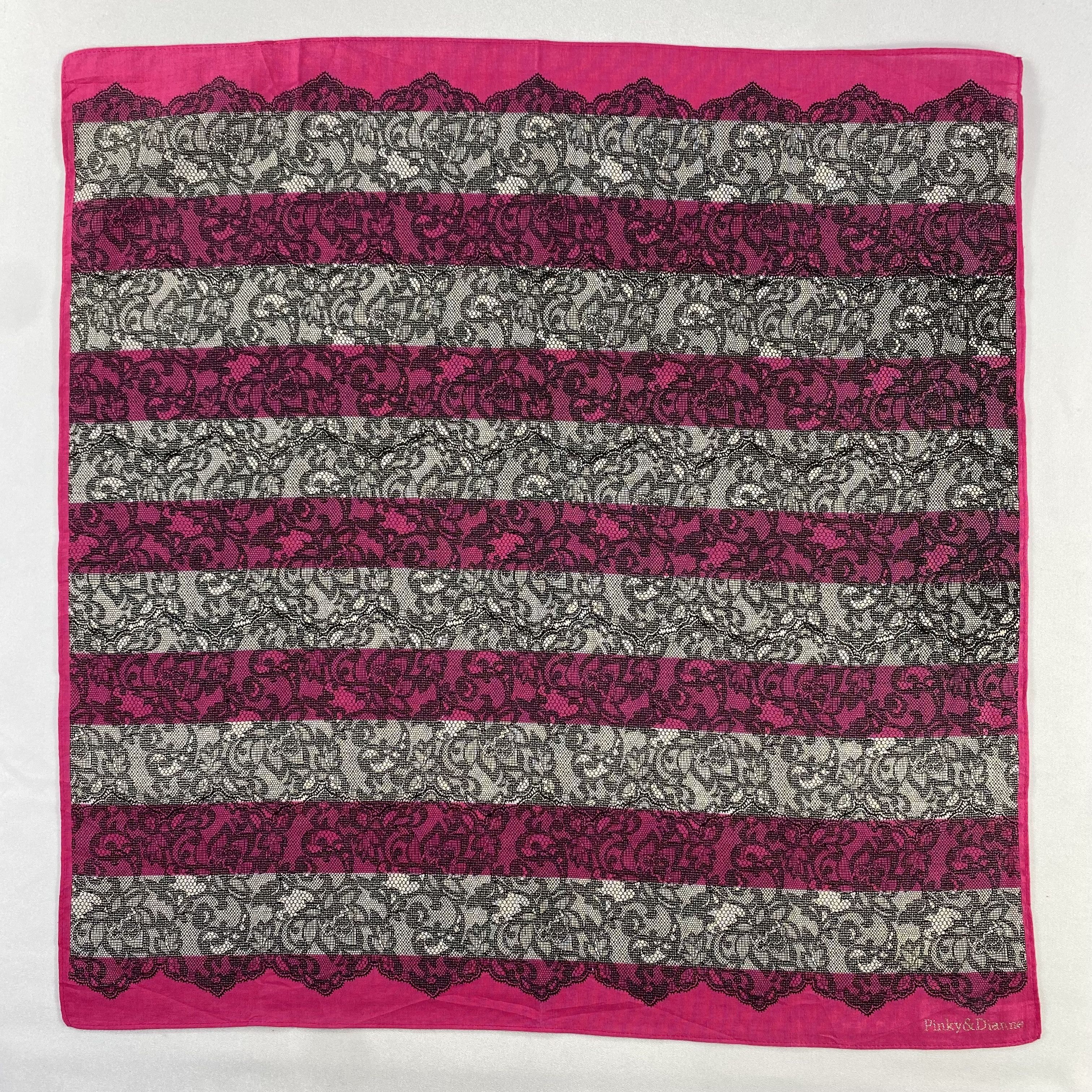 Vintage Pinky & Dianne Neckerchief / Bandana / Handkerchief-P918 Size ONE SIZE - 1 Thumbnail