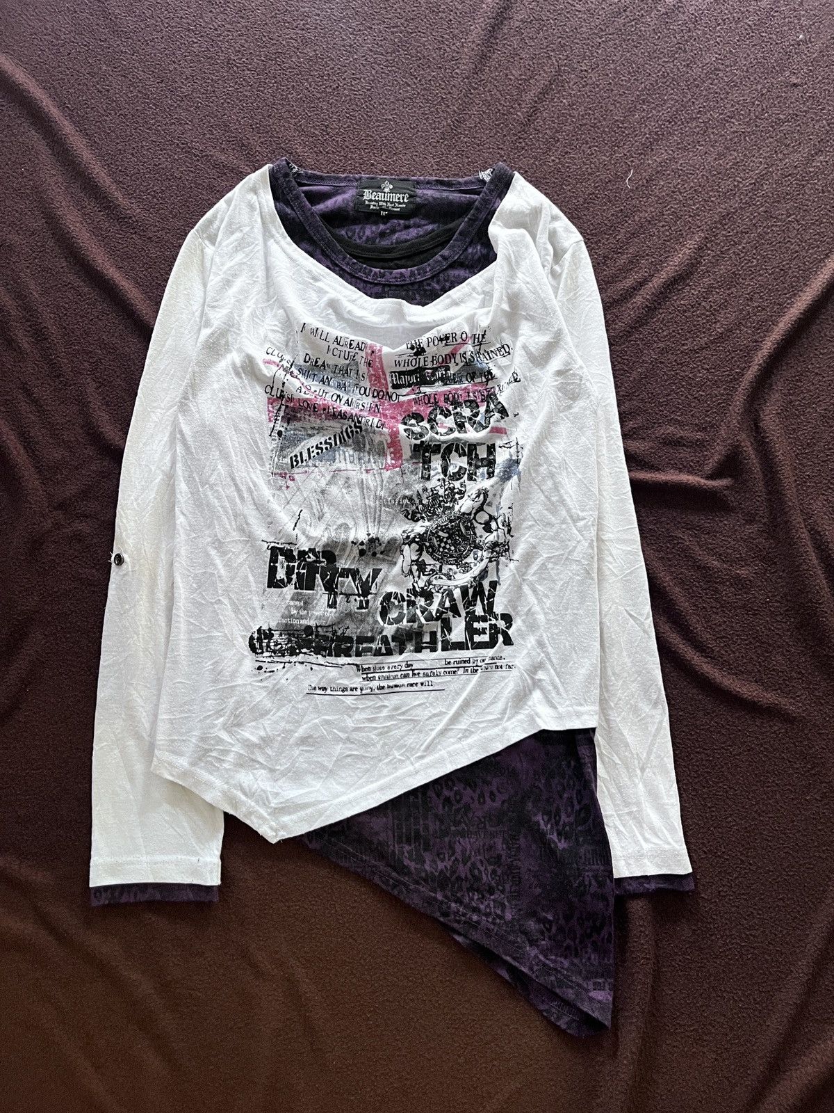 Japanese Brand BEAUMERE SCRATCH 3LAYERS SKULLS Size US M / EU 48-50 / 2 - 1 Thumbnail