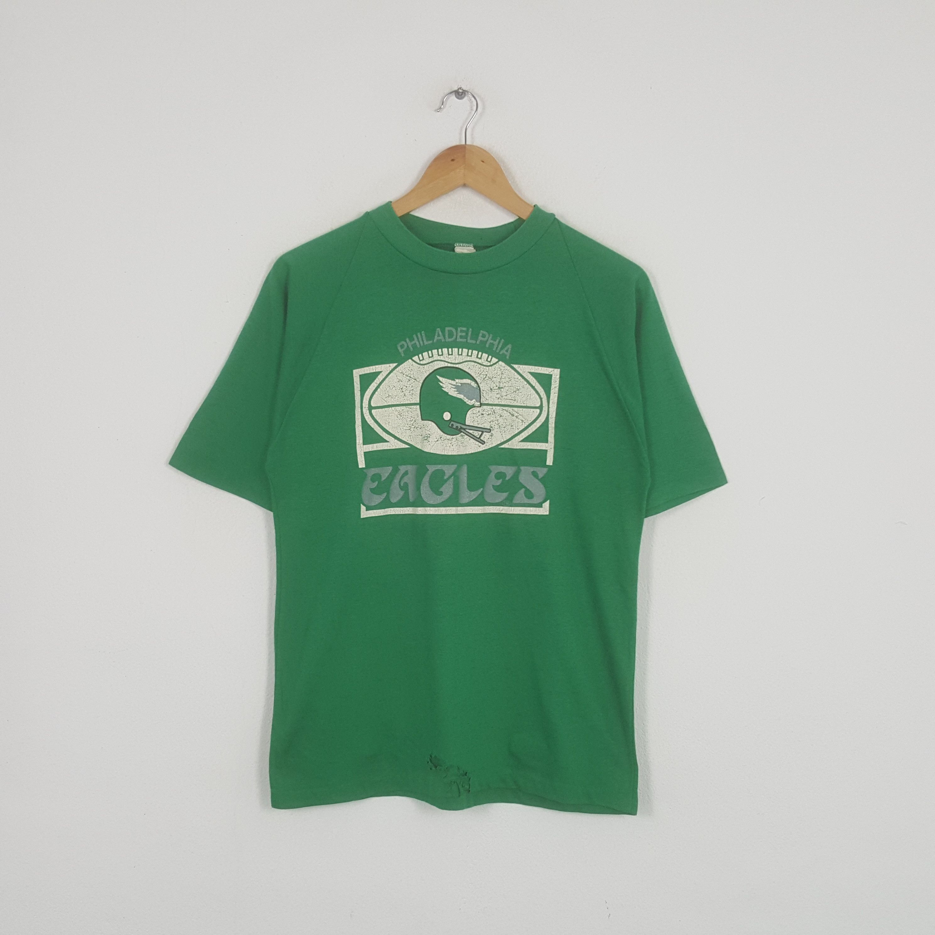 NFL × Vintage Vintage 90's Philadelphia Eagles America Football NFL Tshirt Size US M / EU 48-50 / 2 - 1 Thumbnail