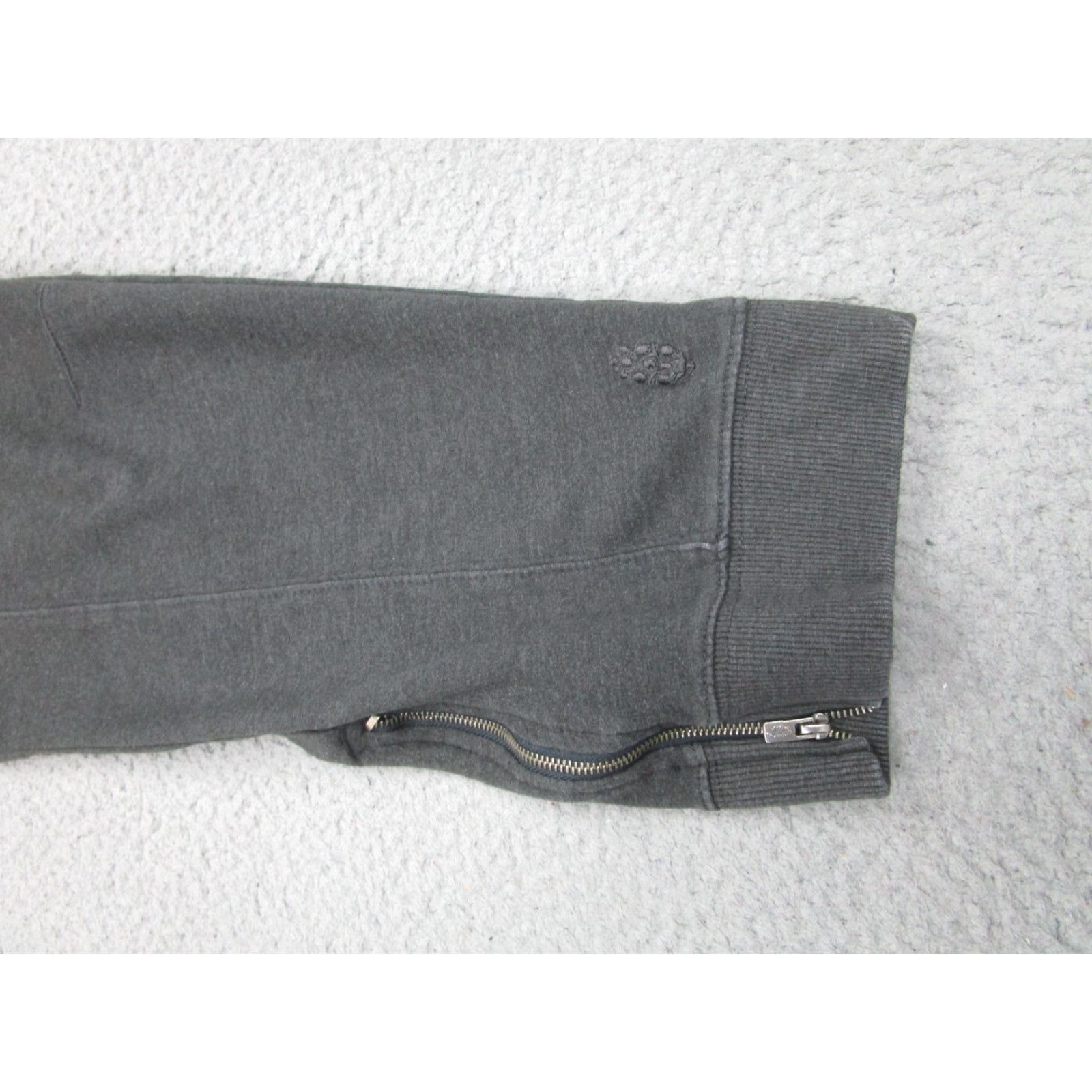 Free People Free People Movement Jogger Pants Womens Small Gray Fleece Zip Hem Sweatpants Size 28" / US 6 / IT 42 - 2 Thumbnail