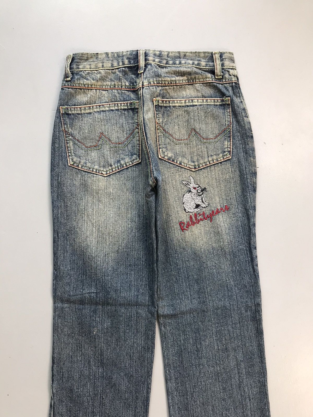 JNCO Vintage Yi xuan ni embroidered denim Size 28" / US 6 / IT 42 - 10 Thumbnail