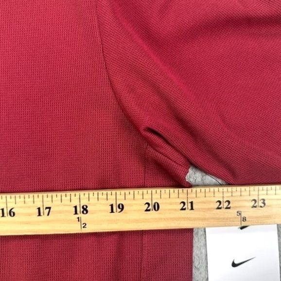 Nike Nike Golf Polo Shirt Mens M Red Dri-FIT Wicking Performance Short Sleeve Embroidered Swoosh Size US M / EU 48-50 / 2 - 6 Thumbnail