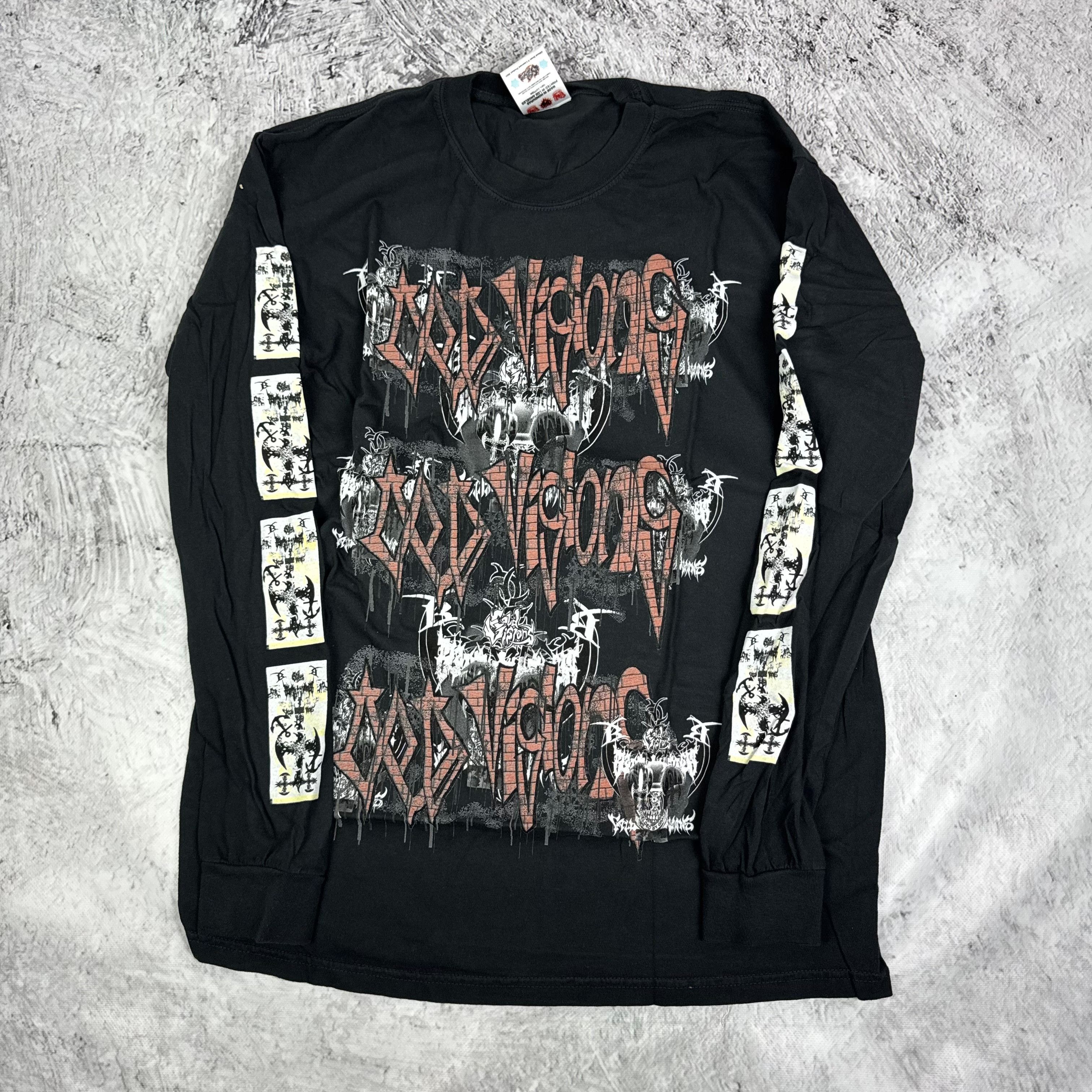 Drain Gang Blades Aim Nothyng Black Long Sleeve | Grailed