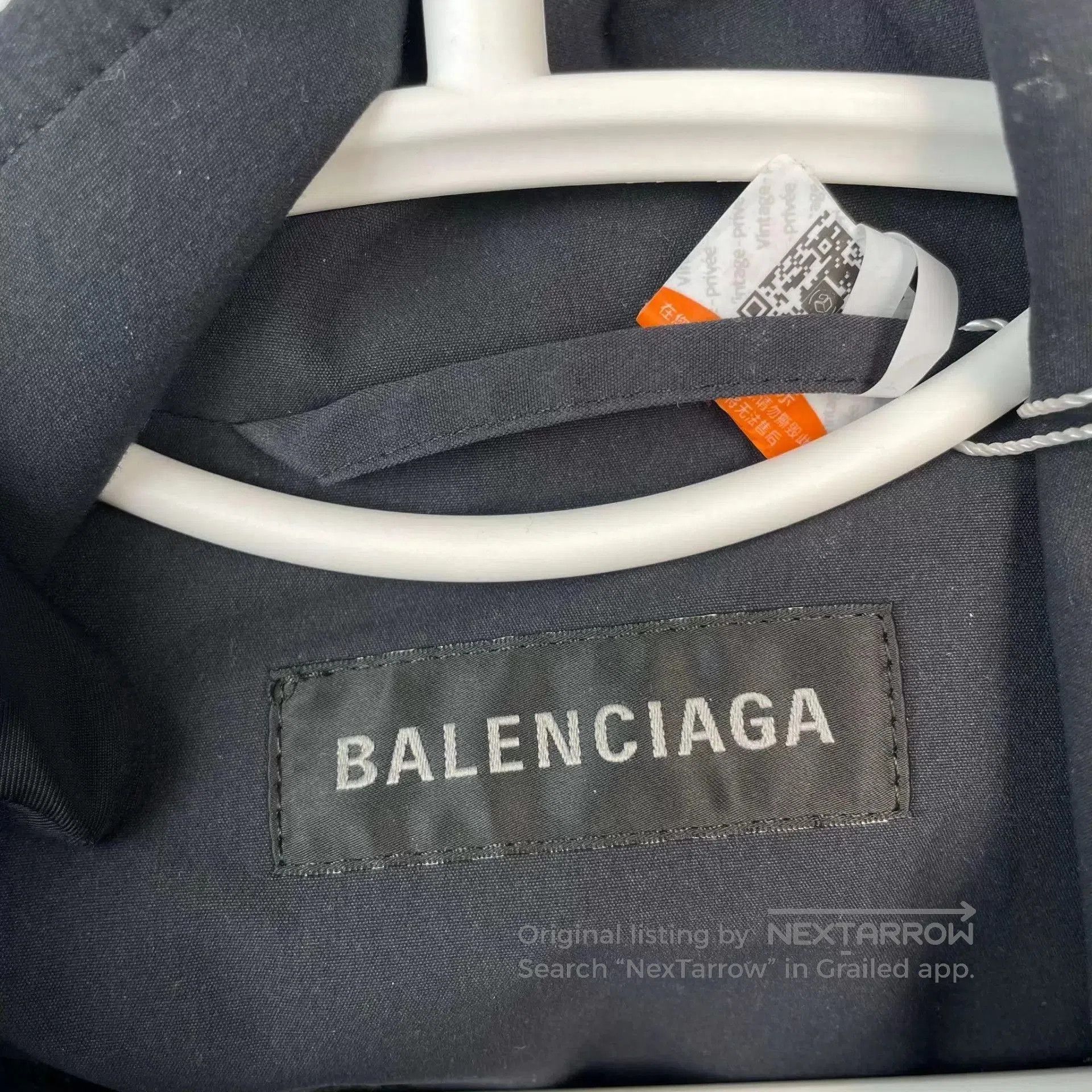 Balenciaga Multi Color Striped Lightweight Zip-Up Jacket S. Size US S / EU 44-46 / 1 - 3 Thumbnail
