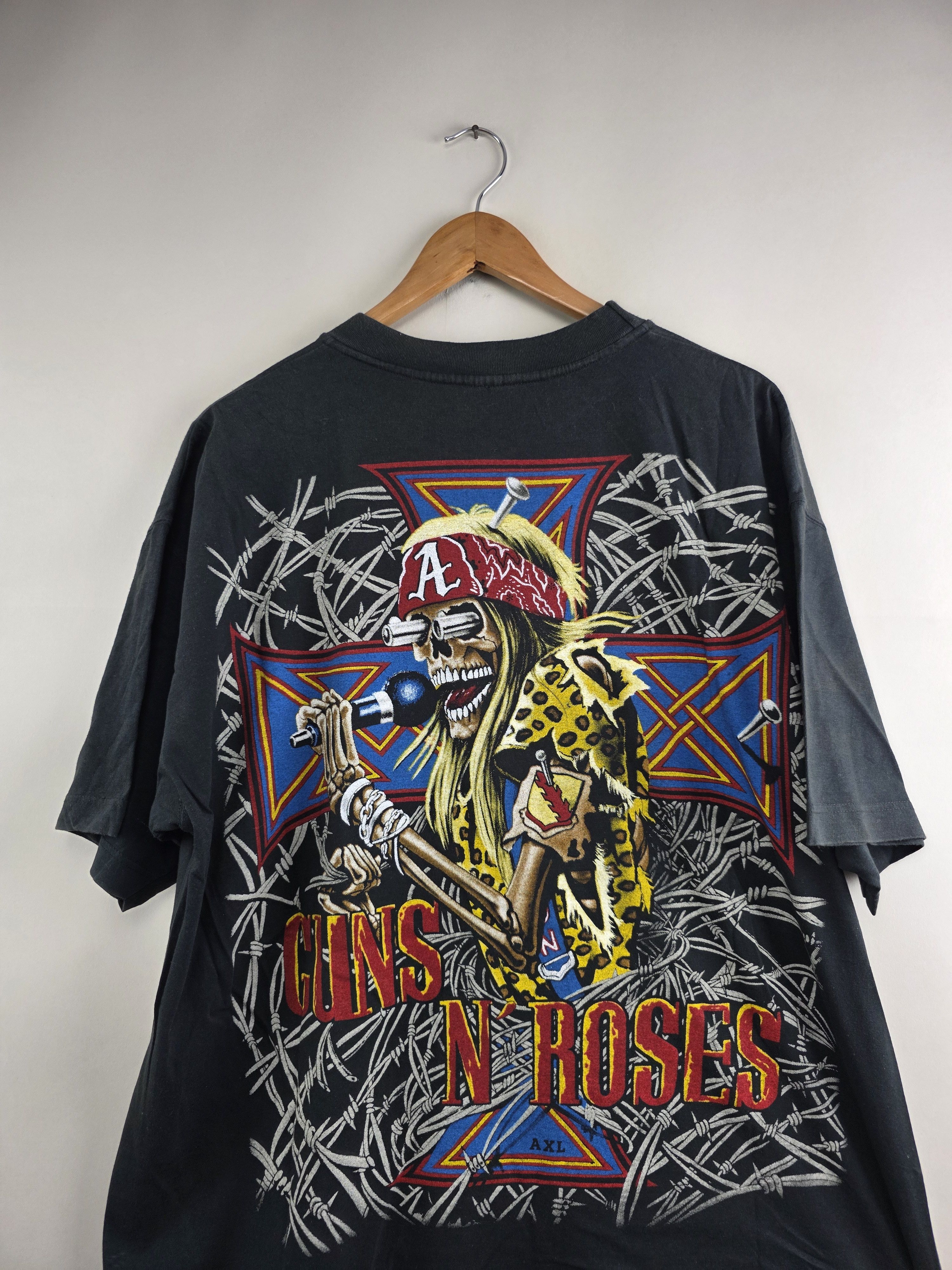 Vintage 90s Guns N Roses Axl N Sex Vintage T shirt XL 24" 29" Size US XL / EU 56 / 4 - 6 Thumbnail