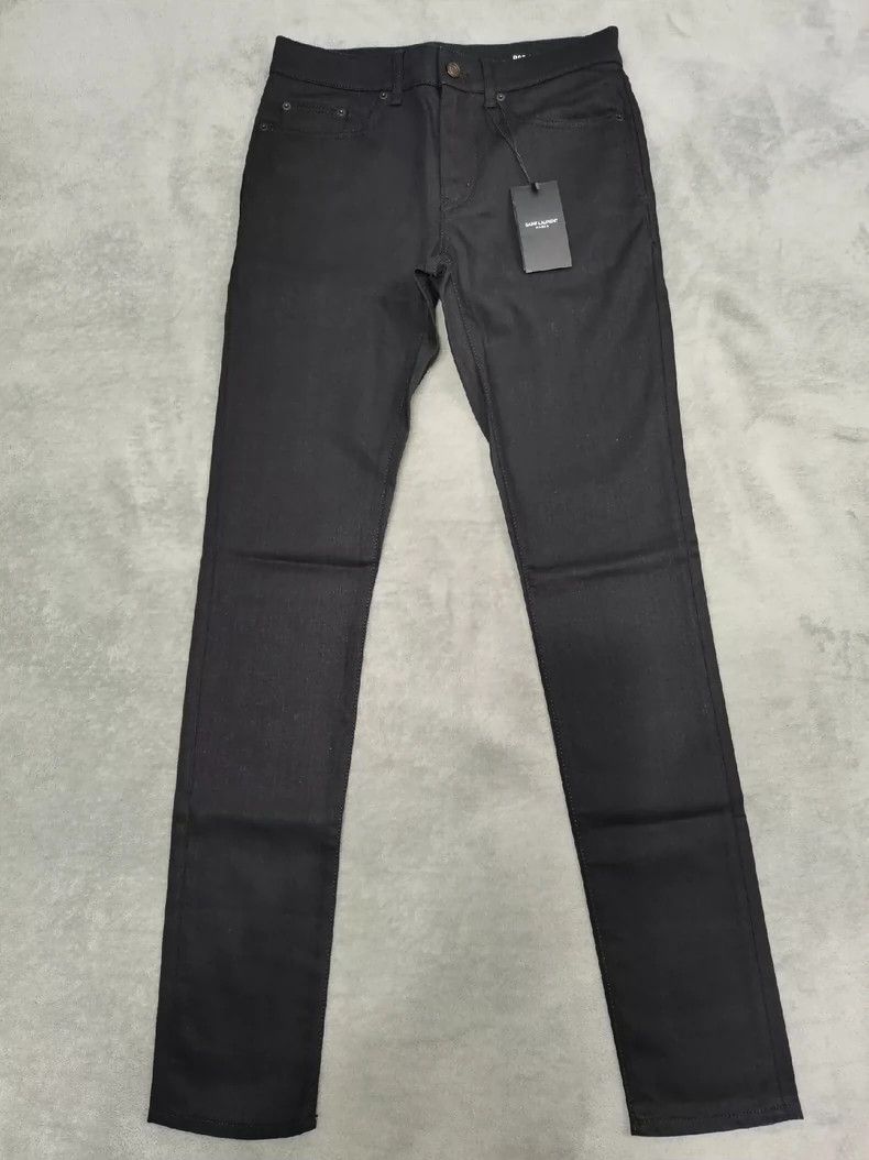 Yves Saint Laurent saint laurentBlack Basic Classic Skinny Jean 2503-Nextarrow Size US 29 - 1 Thumbnail
