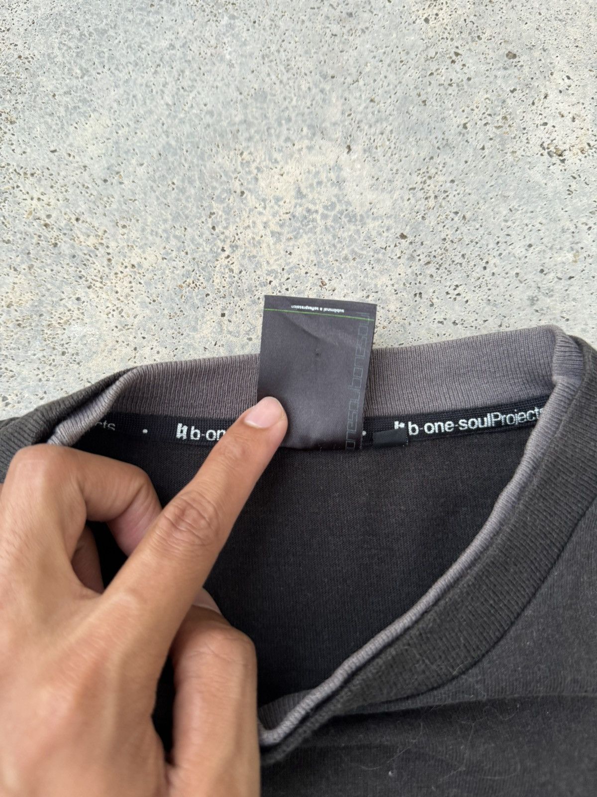 Japanese Brand 2000s Sun Faded Archival B One Soul Double Layered Size US L / EU 52-54 / 3 - 7 Thumbnail