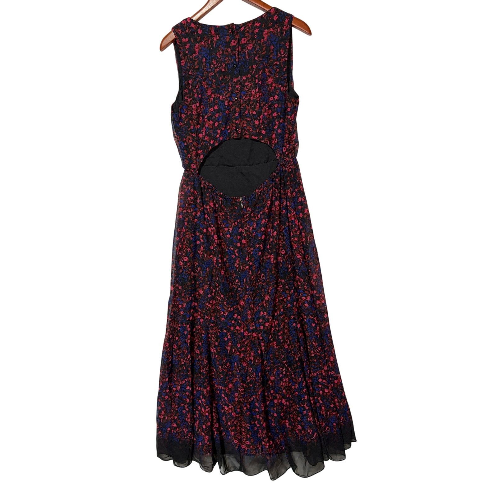 Jessica Simpson JESSICA SIMPSON Women's Black Floral Maxi Dress | Sz L | NWT Size L / US 10 / IT 46 - 2 Thumbnail