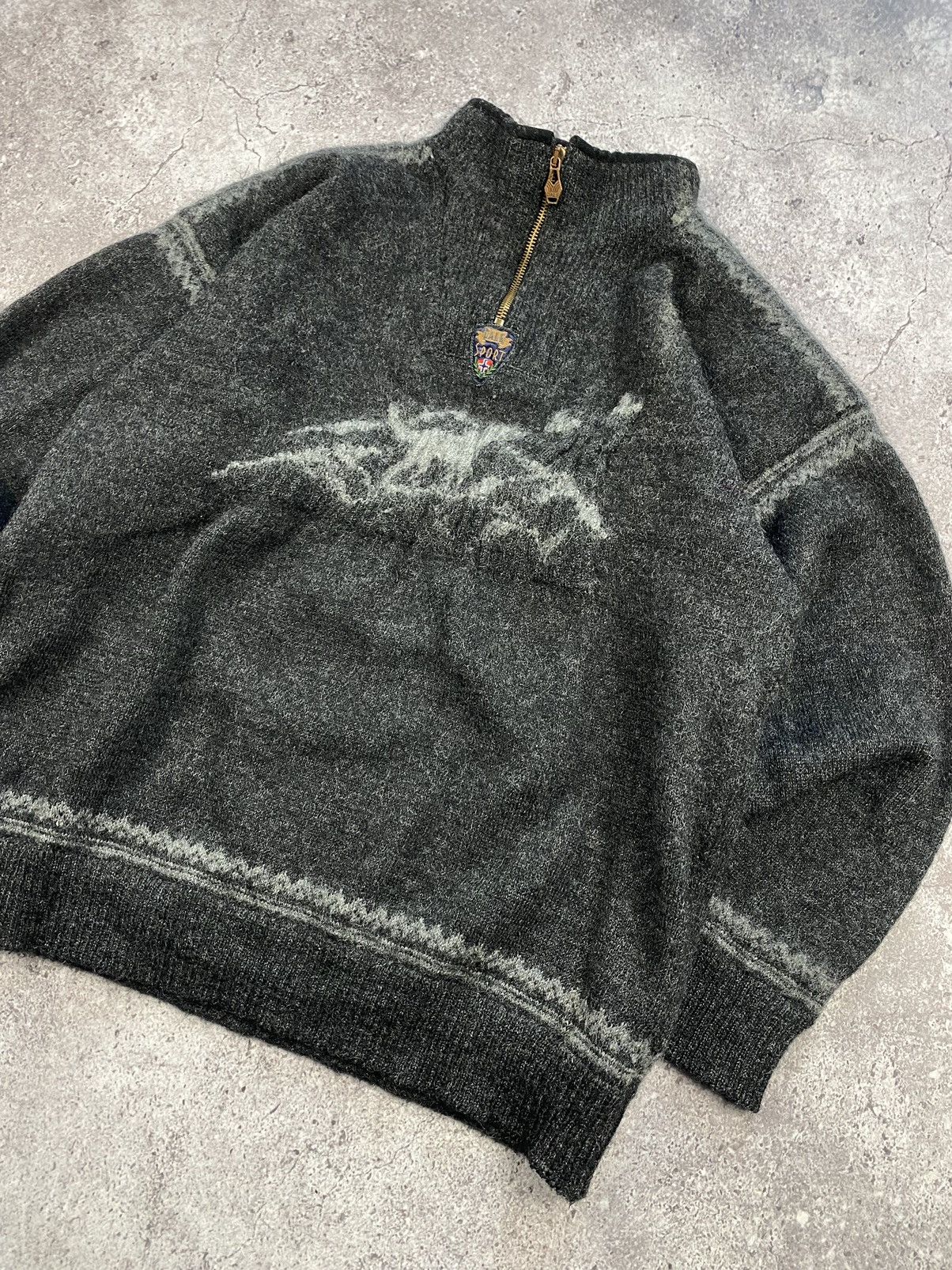 Dale Of Norway × Vintage Vintage Dale Of Norway Knit 1/4 Sweater Rare Outdoor Life Size US M / EU 48-50 / 2 - 2 Thumbnail