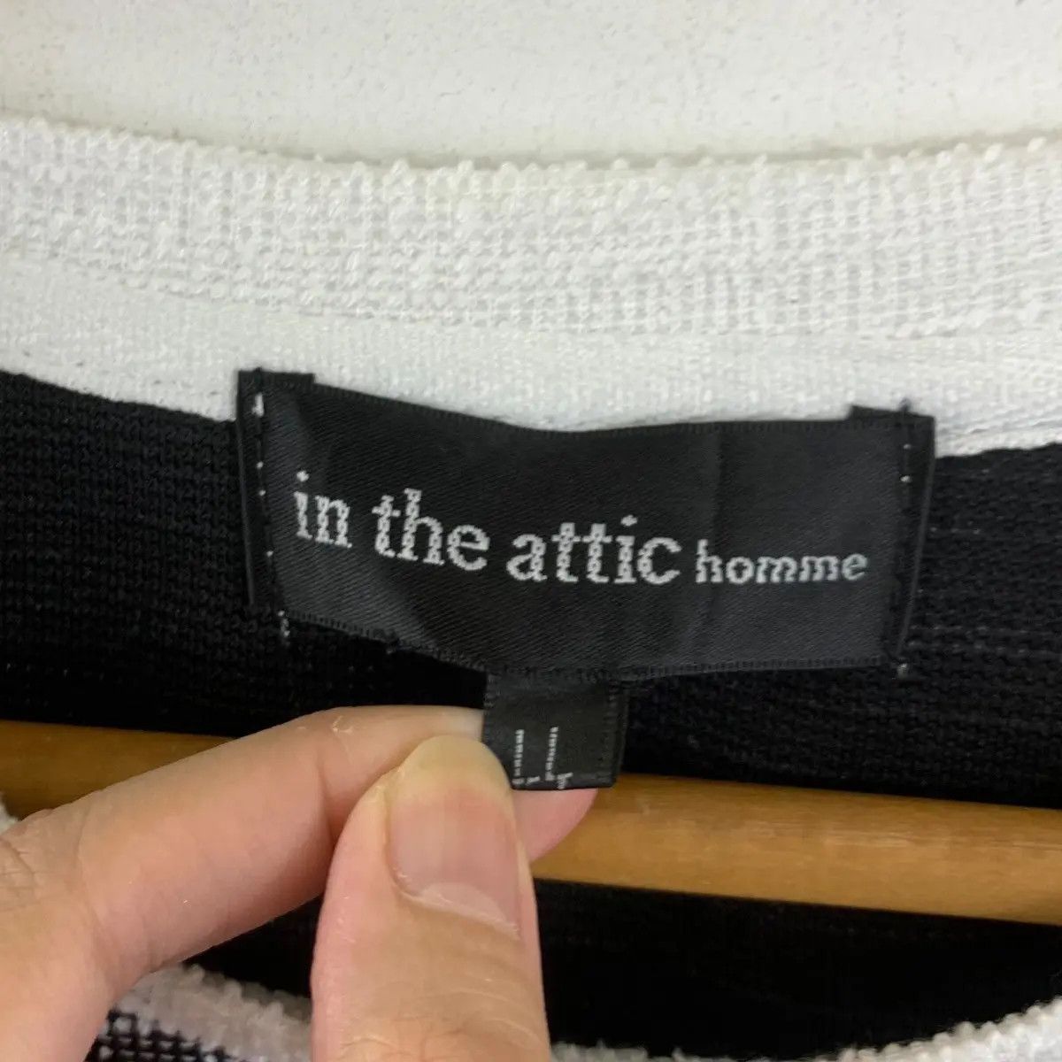 In The Attic IN THE ATTIC HOMME Collection Striped Tee Shirt Top Long Size US XL / EU 56 / 4 - 4 Thumbnail