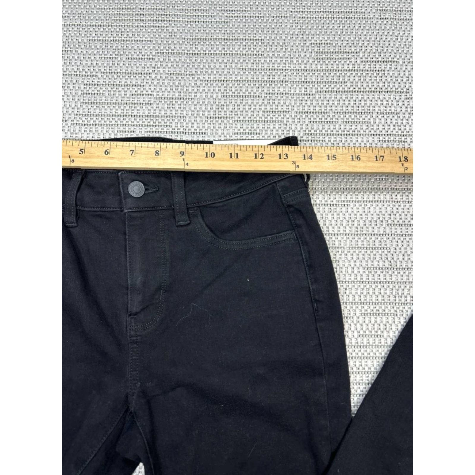 American Eagle Outfitters American Eagle Outfitters Jeans Womens 4 Blue Denim Logo 28x28 High Rise Jegging VS? Size 27" / US 4 / IT 40 - 7 Thumbnail