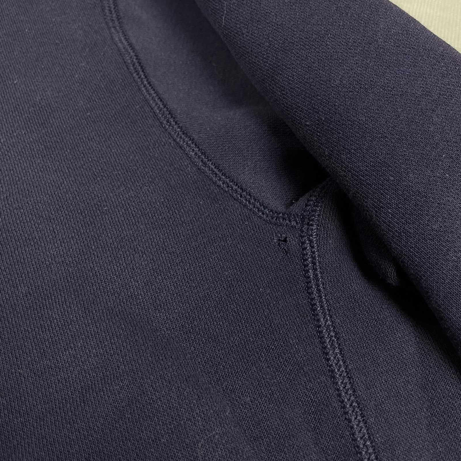 Nike × Vintage Nike Men's Navy Spellout Swoosh Fleece Pullover Sweatshirt Size US XS / EU 42 / 0 - 5 Thumbnail
