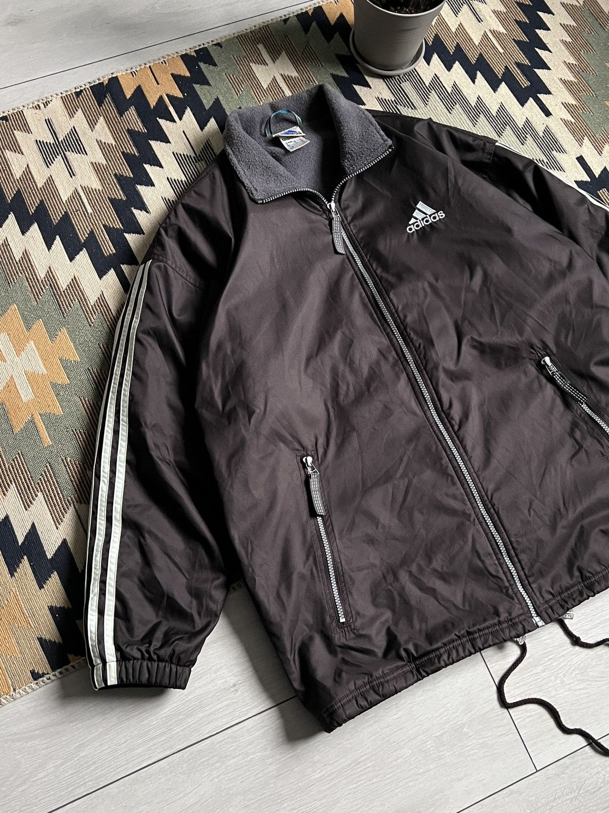Adidas × Vintage Vintage Adidas Brown Coach Jacket Size US M / EU 48-50 / 2 - 4 Thumbnail