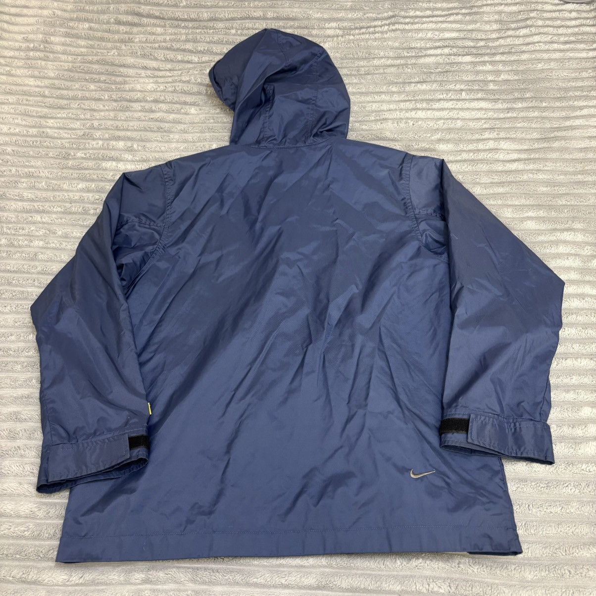 Nike Vintage 90s Nike Jacket Blue & Yellow hooded Nike Jacket Size US L / EU 52-54 / 3 - 10 Thumbnail