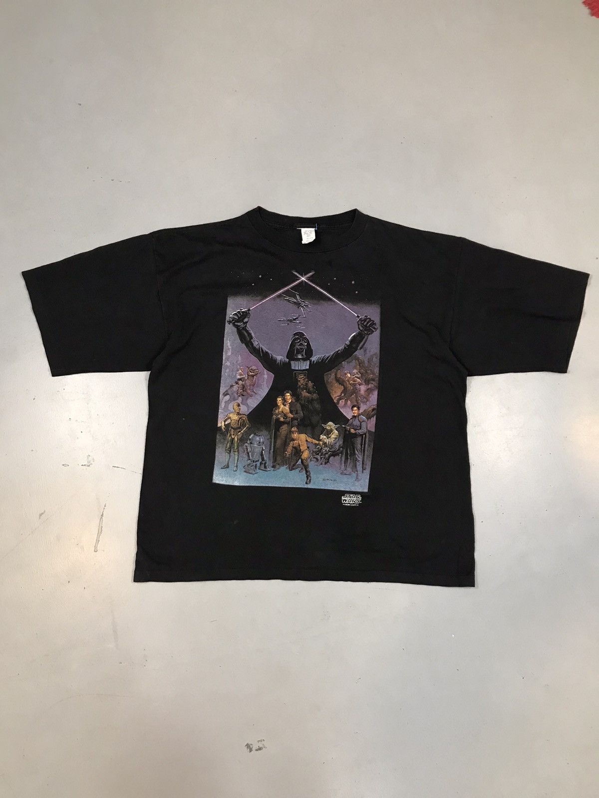 Vintage 1994 starwars [ Single Stitch ] Tee Size US L / EU 52-54 / 3 - 4 Thumbnail