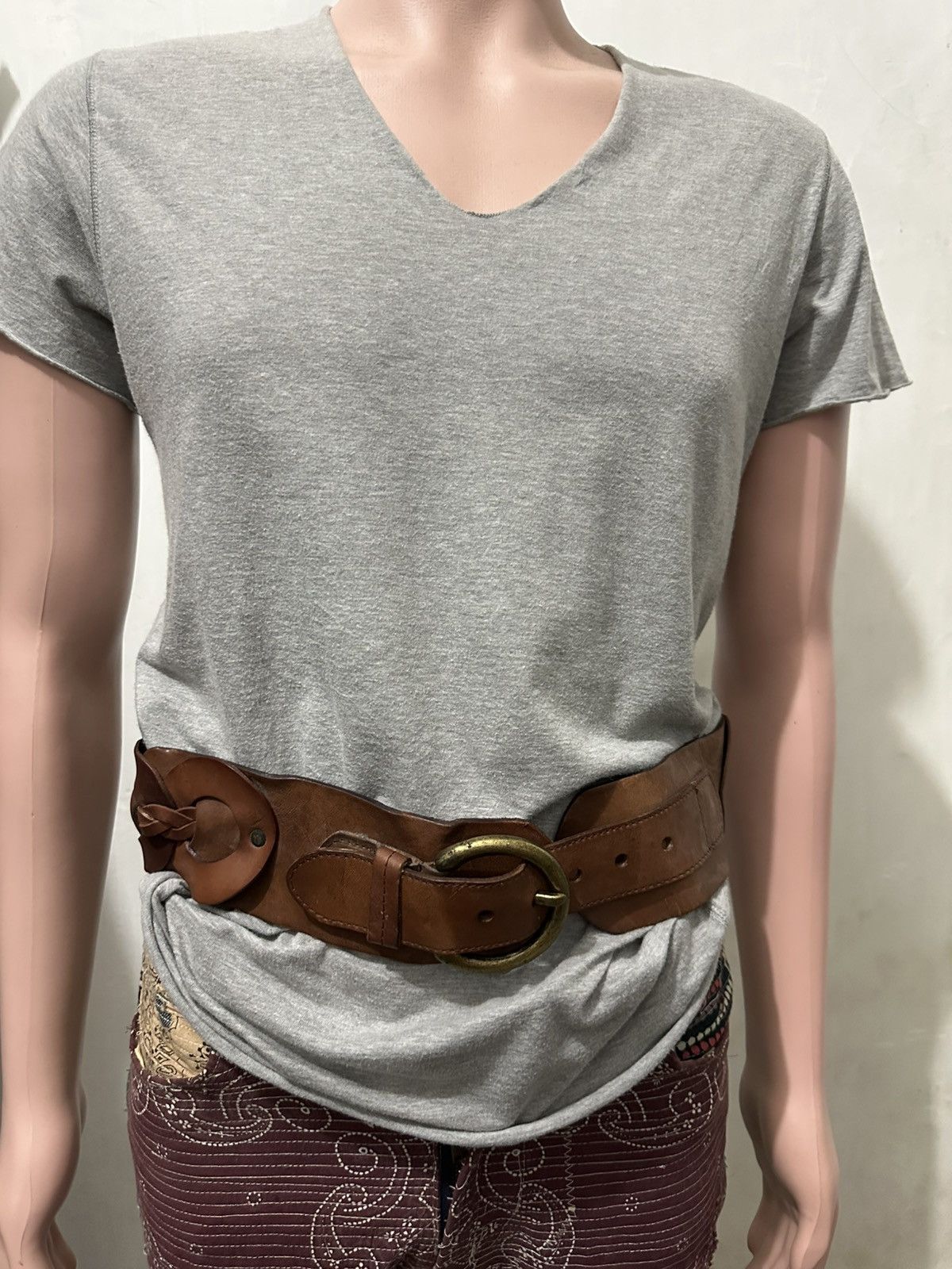 Japanese Brand × Vintage Rare!!! Goa Leather Belt Size ONE SIZE - 11 Thumbnail