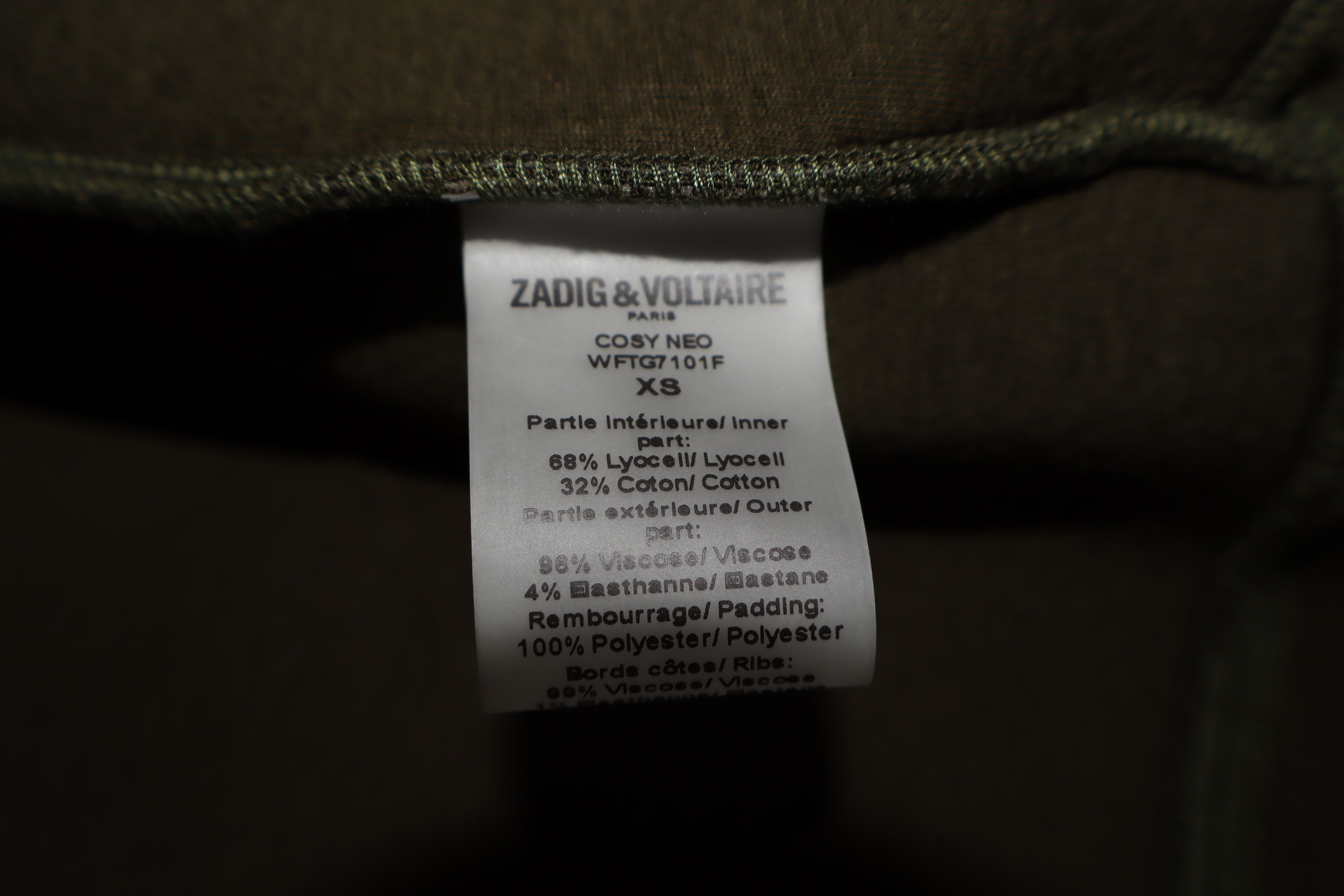 Zadig & Voltaire Neprene inserts jacket Size XS / US 0-2 / IT 36-38 - 9 Thumbnail
