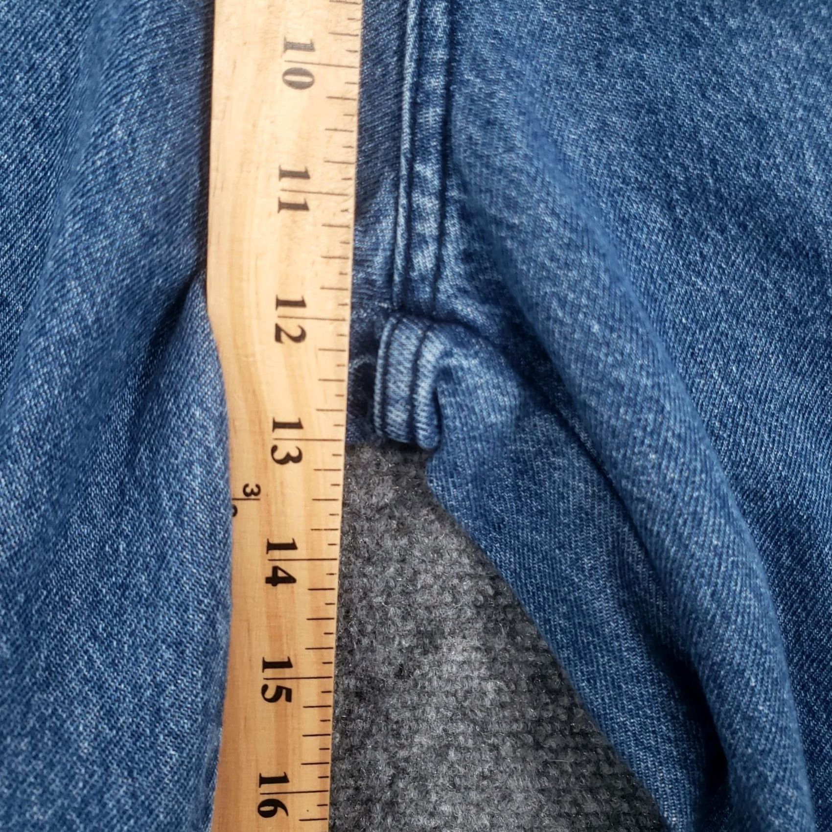 Pacsun PacSun Jeans Women 27 Blue Baggy Wide Leg Button Fly Hi Rise Patchwork Denim Size 27" / US 4 / IT 40 - 7 Thumbnail