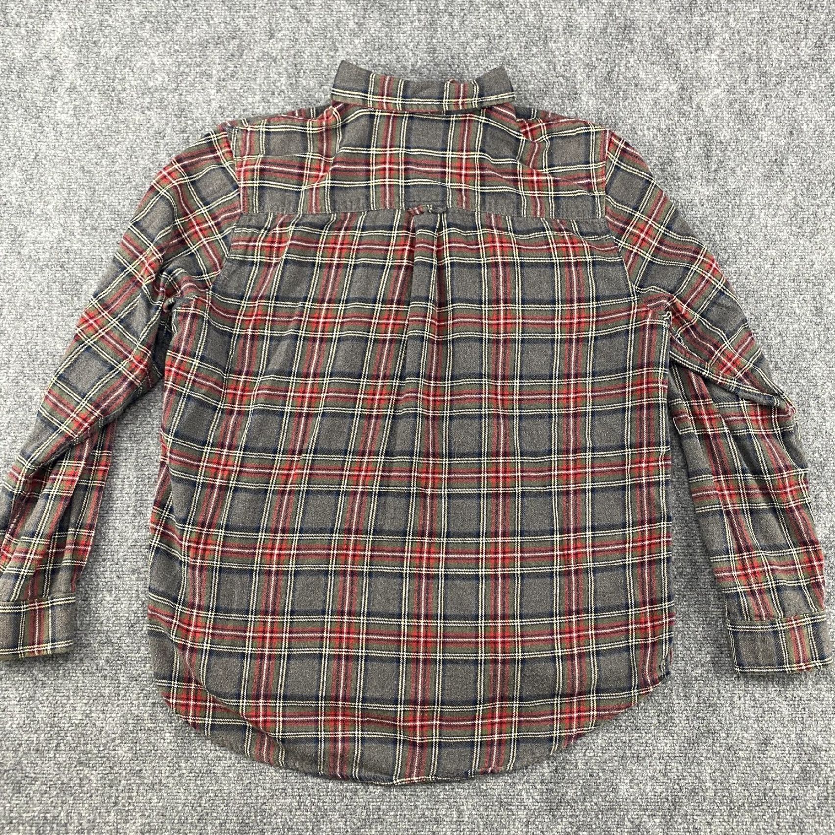 Vintage VINTAGE WOOLRICH Shirt Mens Large Gray Red Plaid Flannel Button Down Long Sleeve Cotton Size US L / EU 52-54 / 3 - 4 Thumbnail
