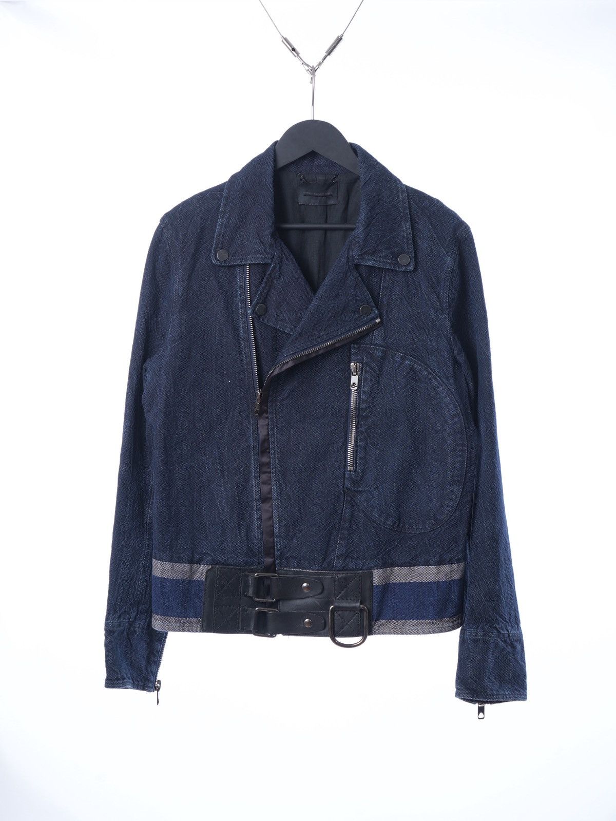 Diesel Perfecto Denim Moto Racer Biker Jacket M
