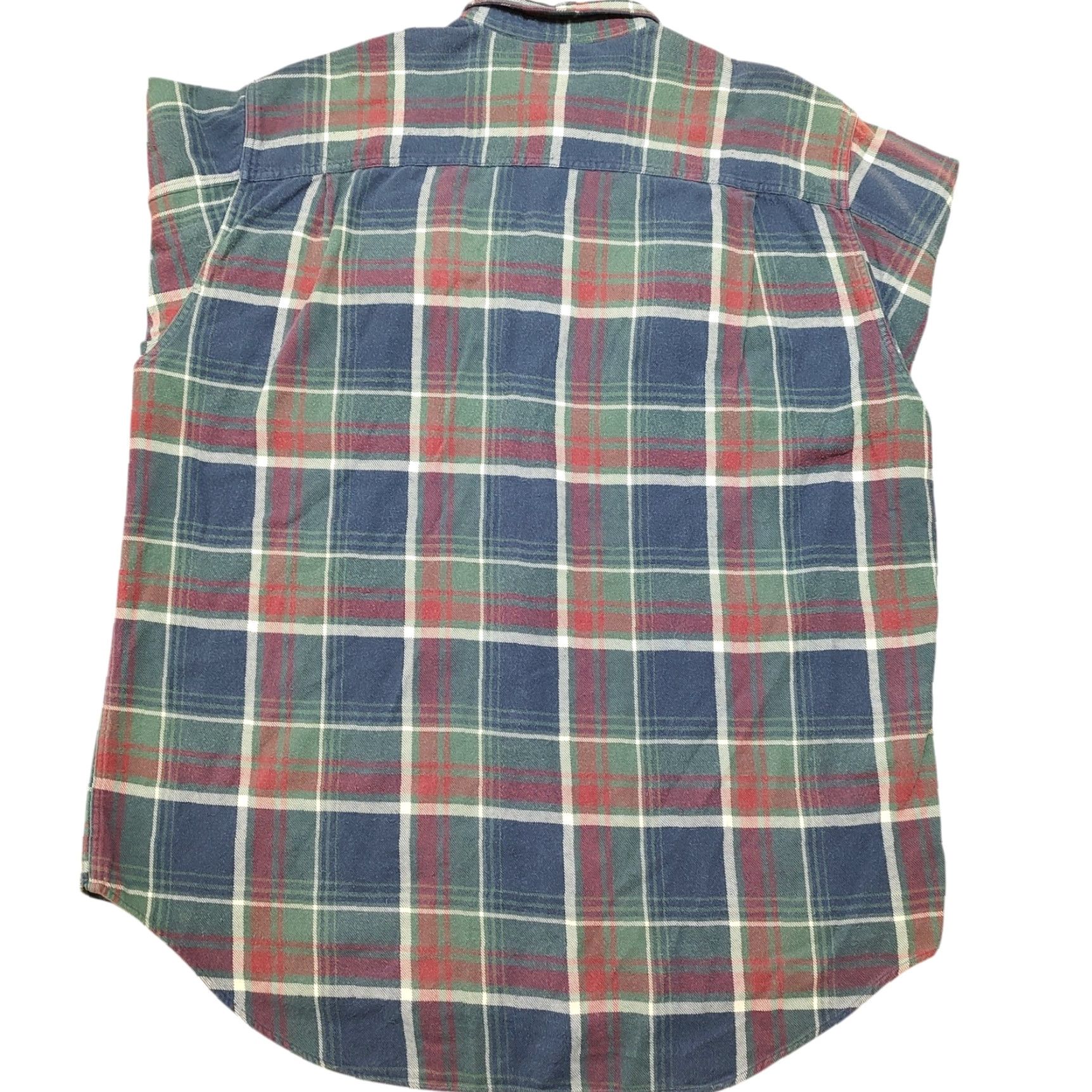 Abercrombie & Fitch VINTAGE Abercrombie & Fitch Mens Large Big Shirt Oversized Flannel Button Up Plaid Size US L / EU 52-54 / 3 - 3 Thumbnail