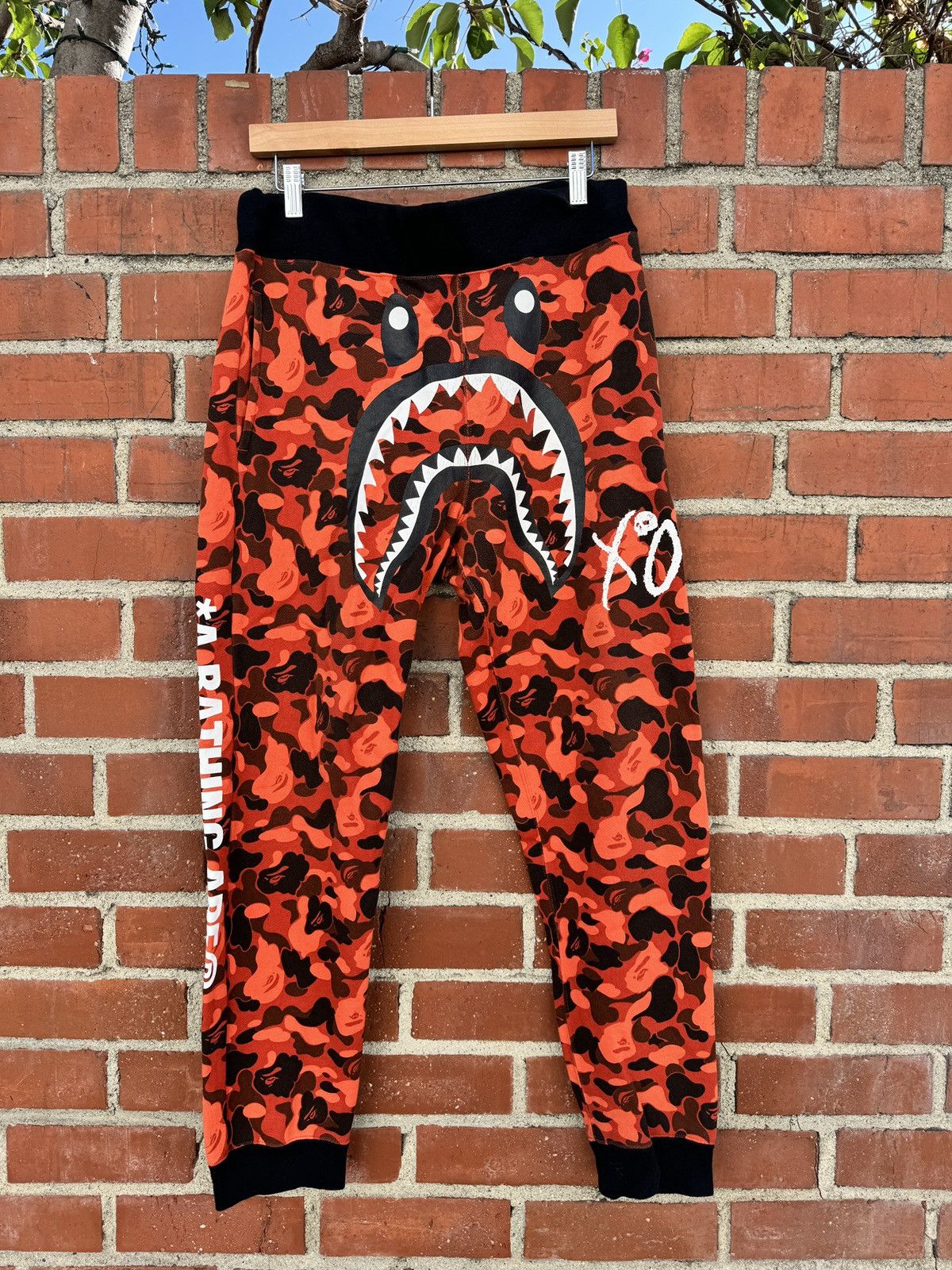 Bape Bape x XO Shark Sweat Pants Grailed