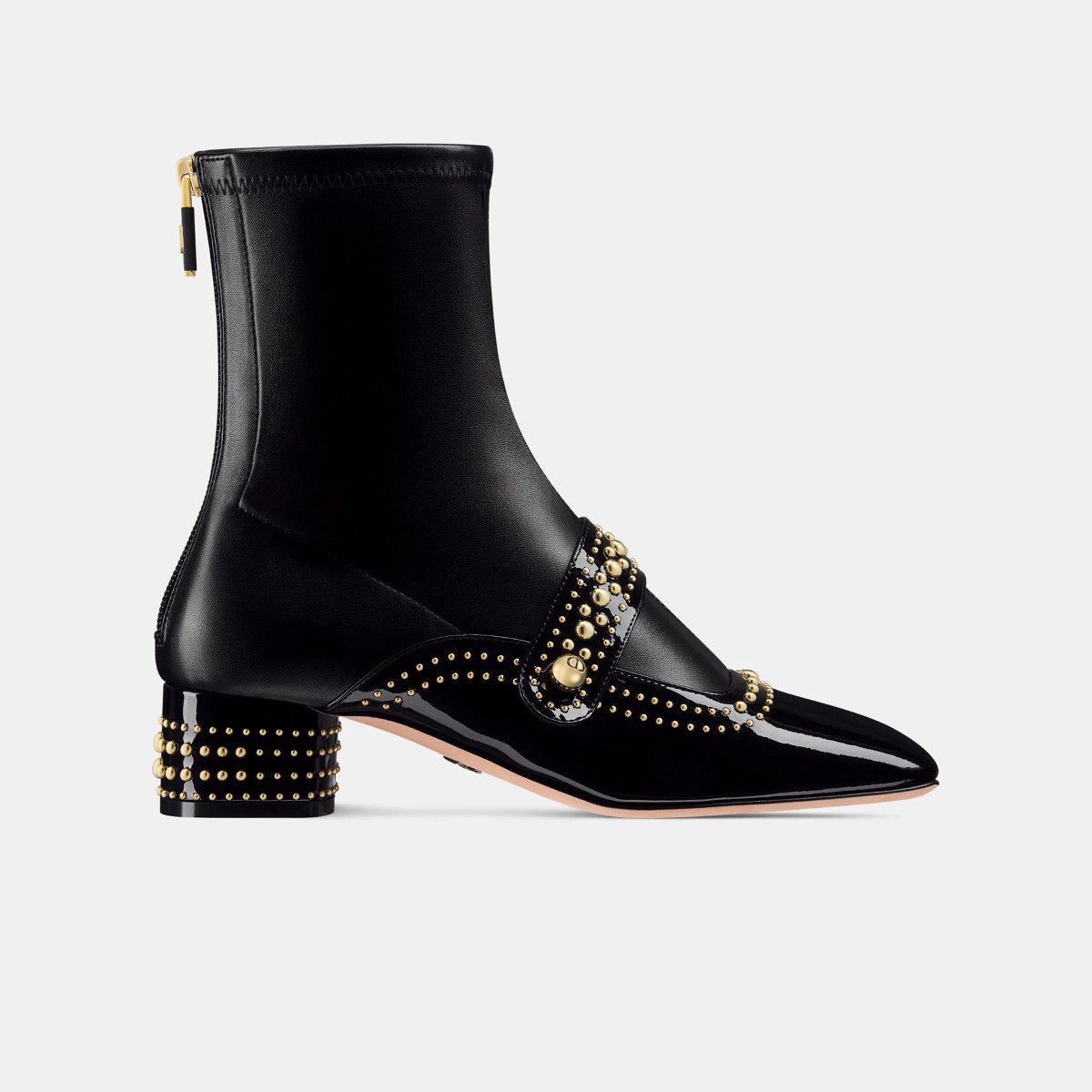 Dior o1bcso1str0226 Belle D Heeled Ankle Boot in Black Size US 5 / IT 35 - 1 Thumbnail