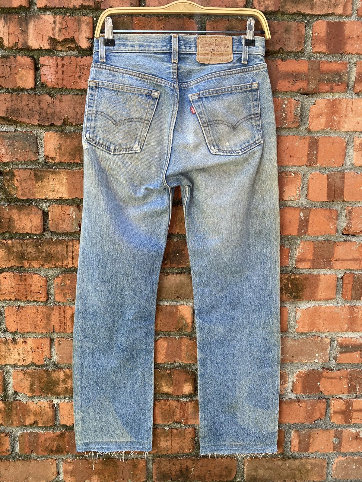 Levi's × Levi's Vintage Clothing × Vintage W29x29 Vintage levi's 501 distressed made in USA cut off Size US 29 - 2 Thumbnail