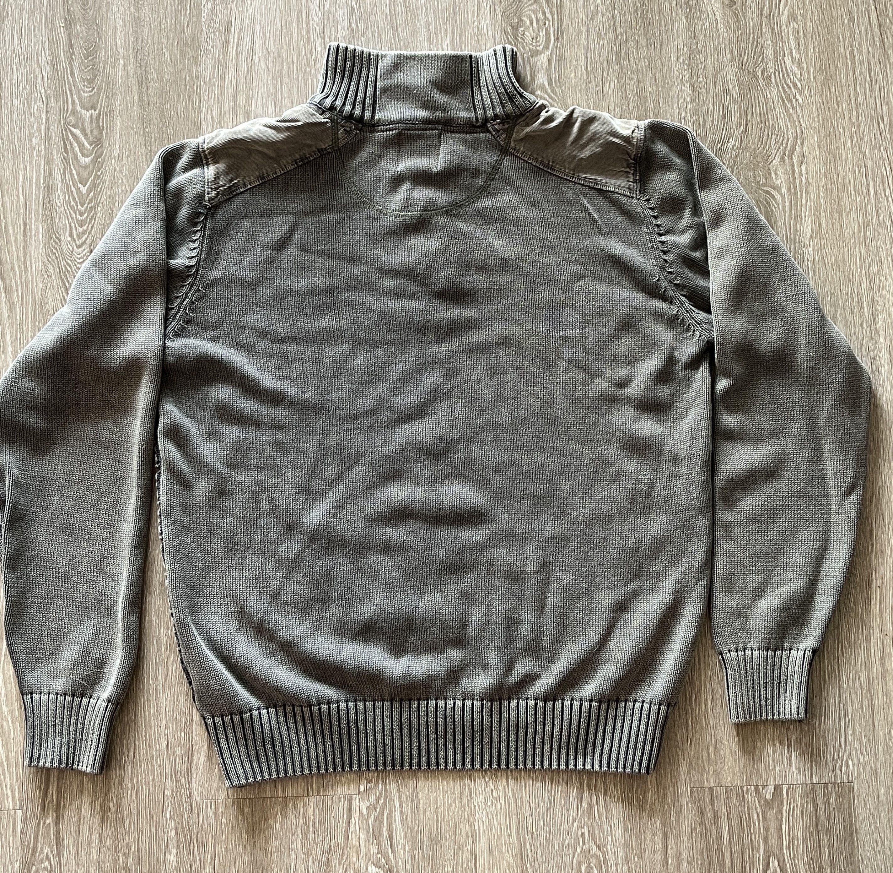 Vintage Green Knit Pattern Turtleneck Sweater Size US M / EU 48-50 / 2 - 2 Thumbnail