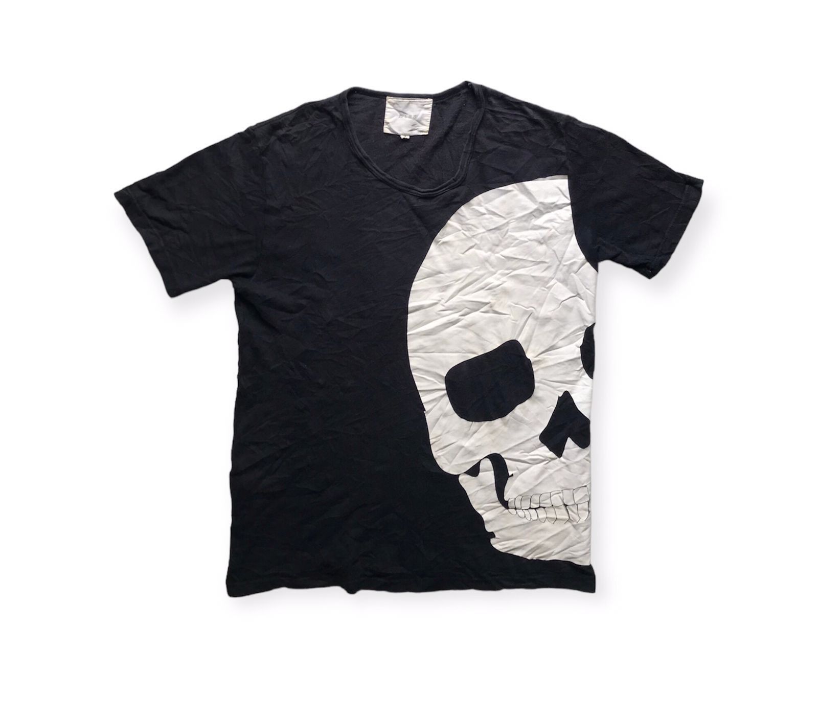 image of Seditionaries Vintagel I S S Skull T-Shirts Japan in Black, Men's (Size Medium)