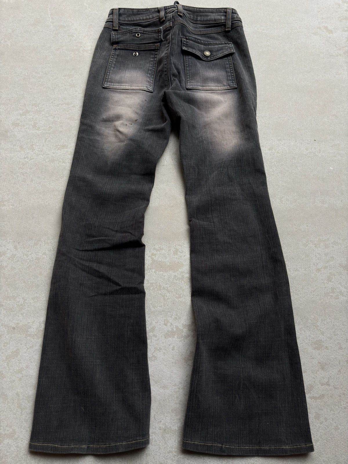 Japanese Brand BRAPPERS lace up flare jeans Size US 26 / EU 42 - 4 Thumbnail