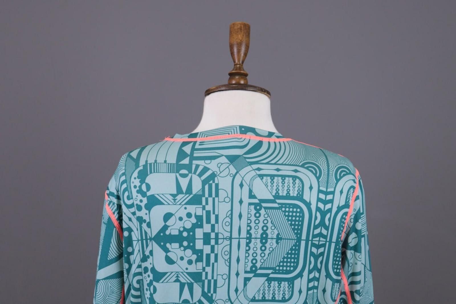 Designer Kari Traa Blue Geometric Logo Thermo Base Layer Size XL Size XL / US 12-14 / IT 48-50 - 12 Thumbnail
