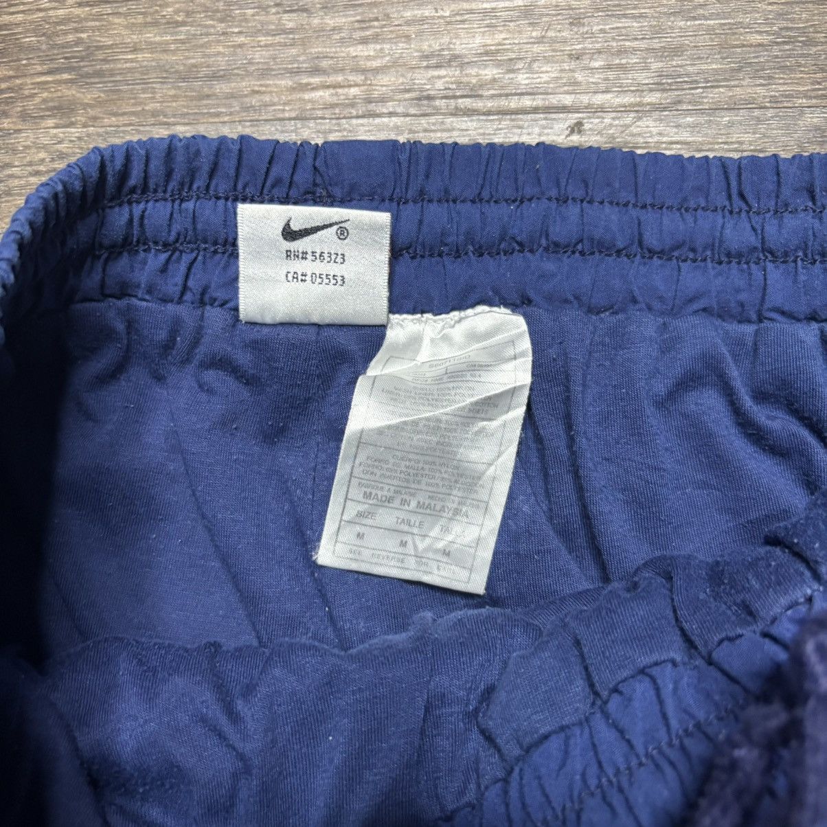 Nike Nike navy track pants medium cuffed baggy Size US 32 / EU 48 - 5 Thumbnail
